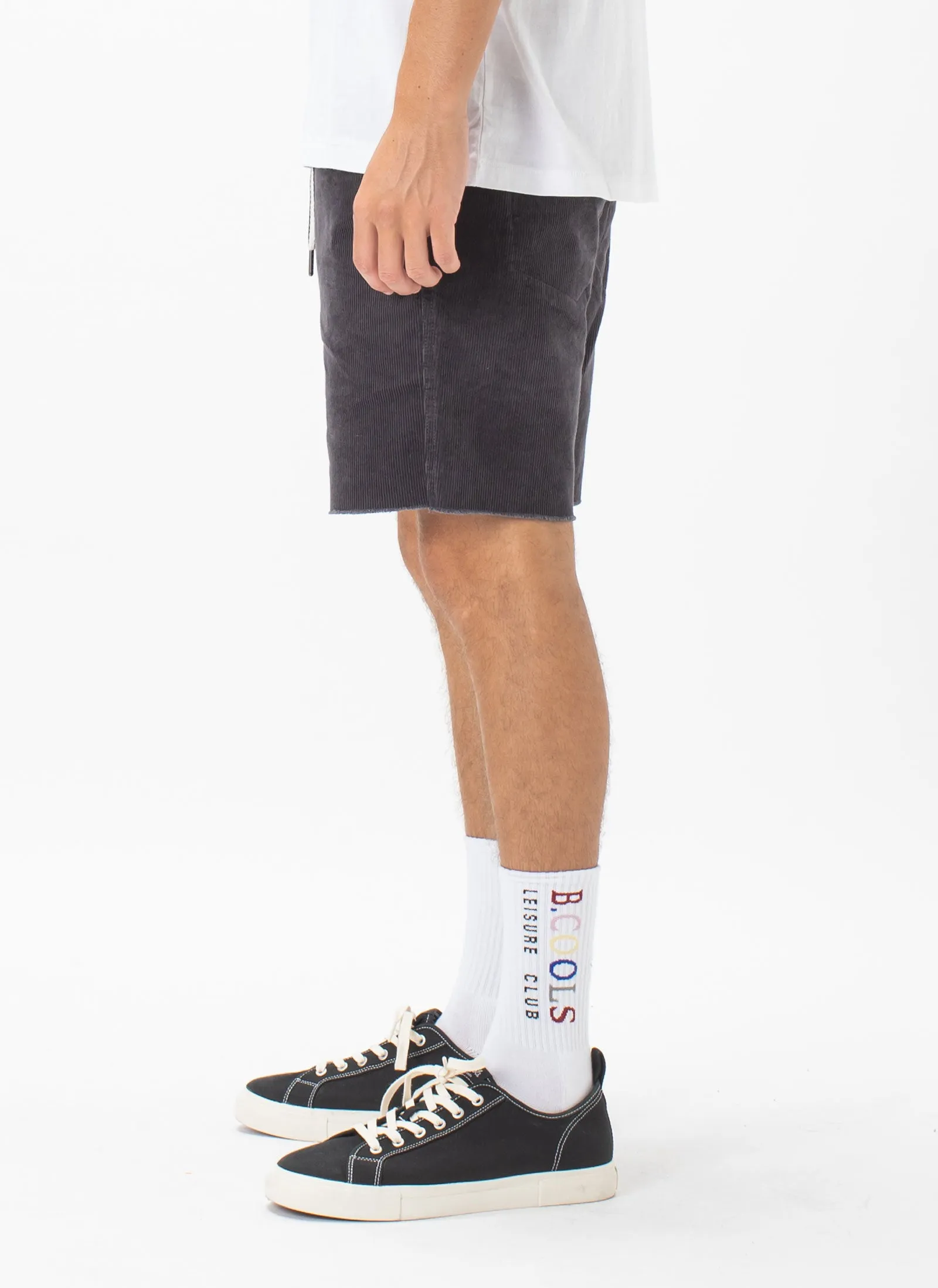 B.Relaxed Short Washed Black Corduroy sold by Barney Cools product image thumbnail 5