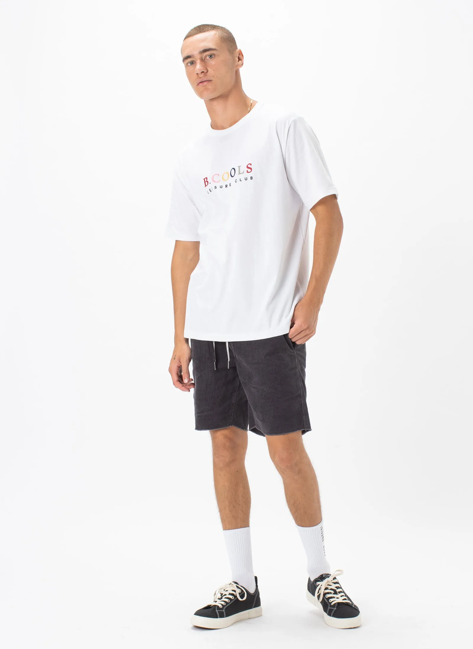 B.Relaxed Short Washed Black Corduroy sold by Barney Cools product image thumbnail 4