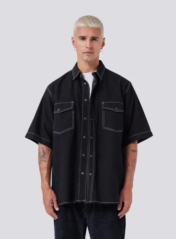 Homie Shirt Black Denim sold by Barney Cools