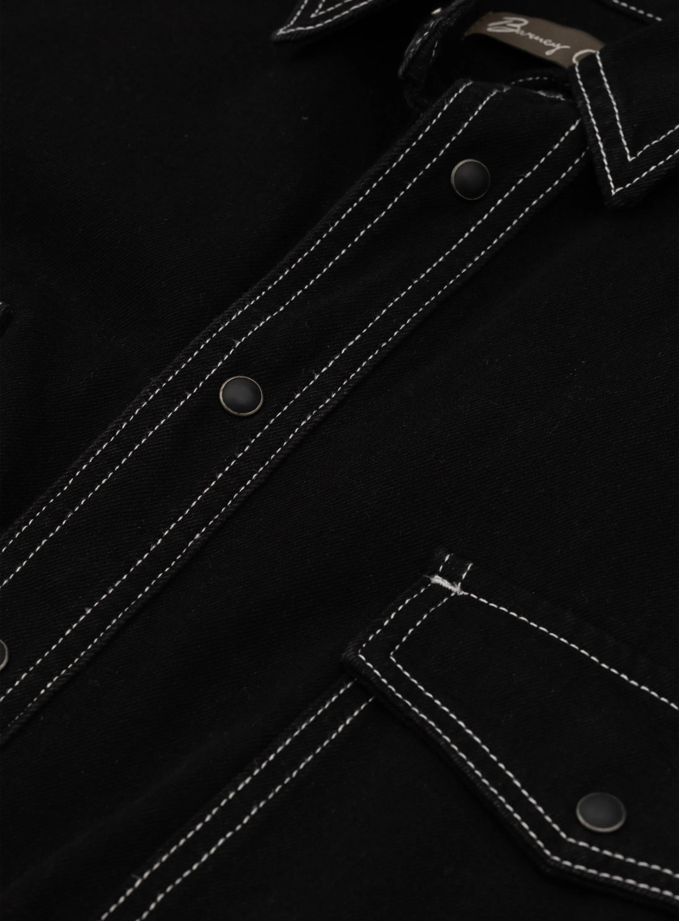 Homie Shirt Black Denim sold by Barney Cools product image thumbnail 3
