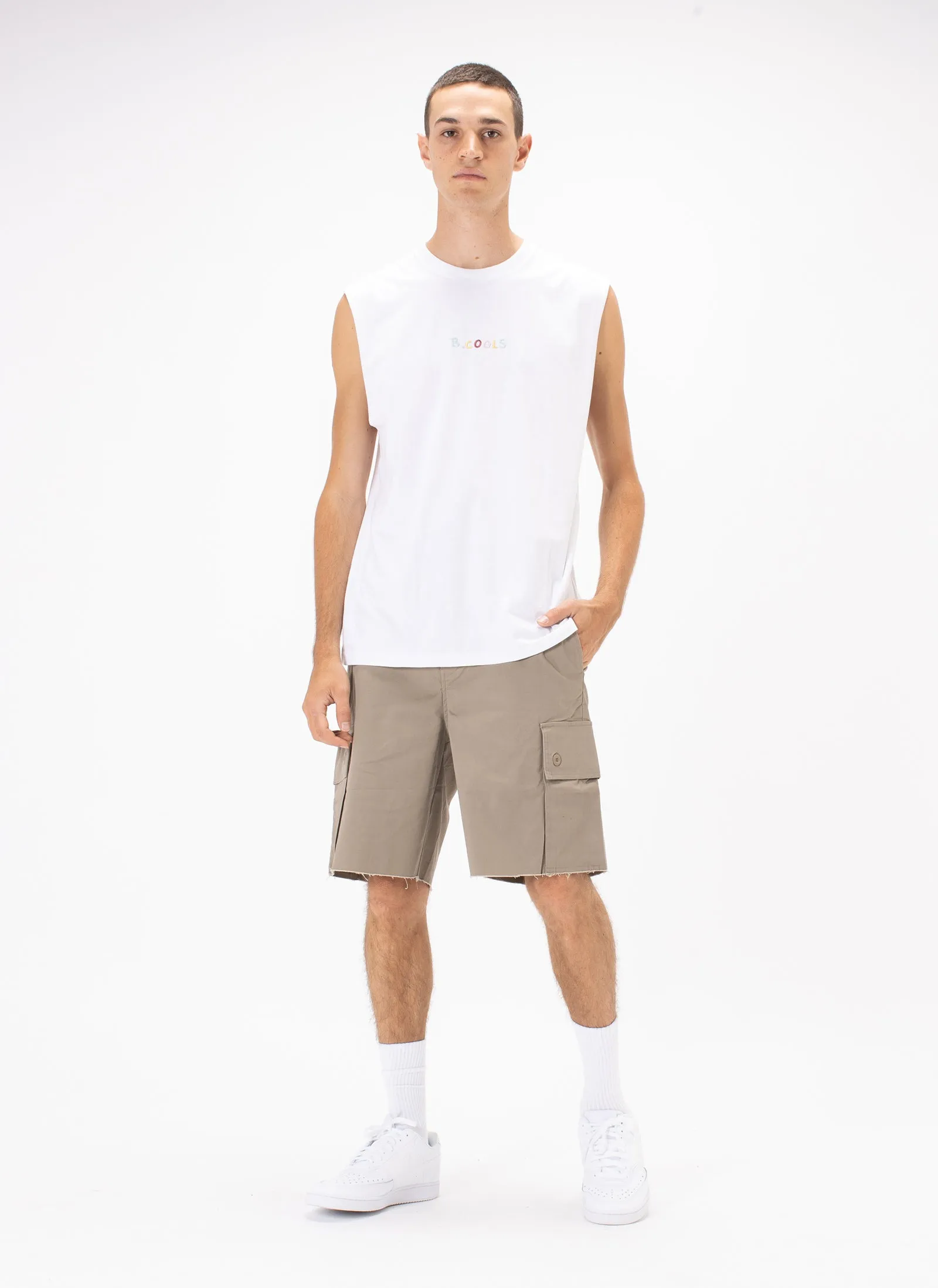 Dog Muscle Tee White sold by Barney Cools product image thumbnail 5