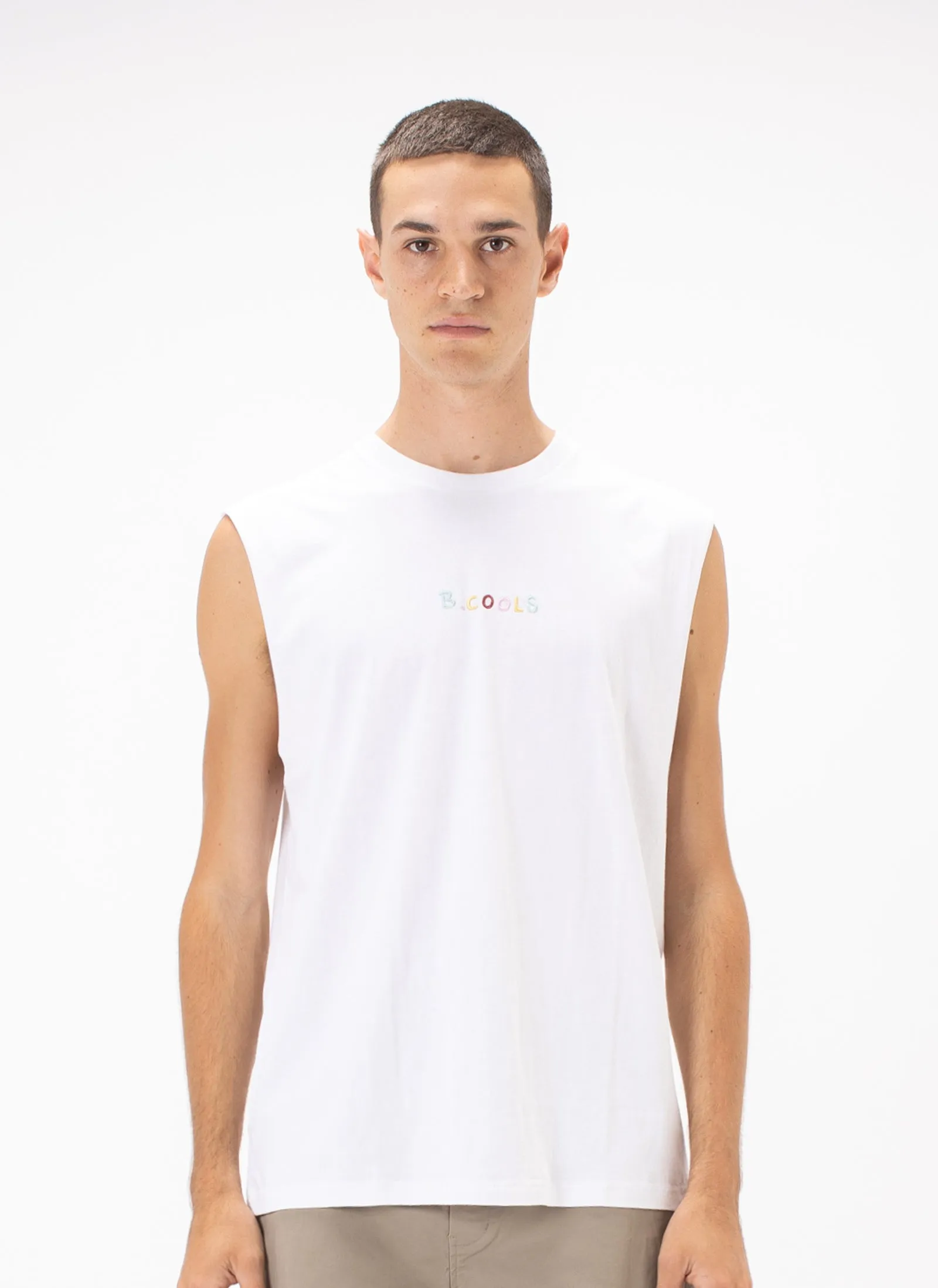 Dog Muscle Tee White sold by Barney Cools product image thumbnail 2