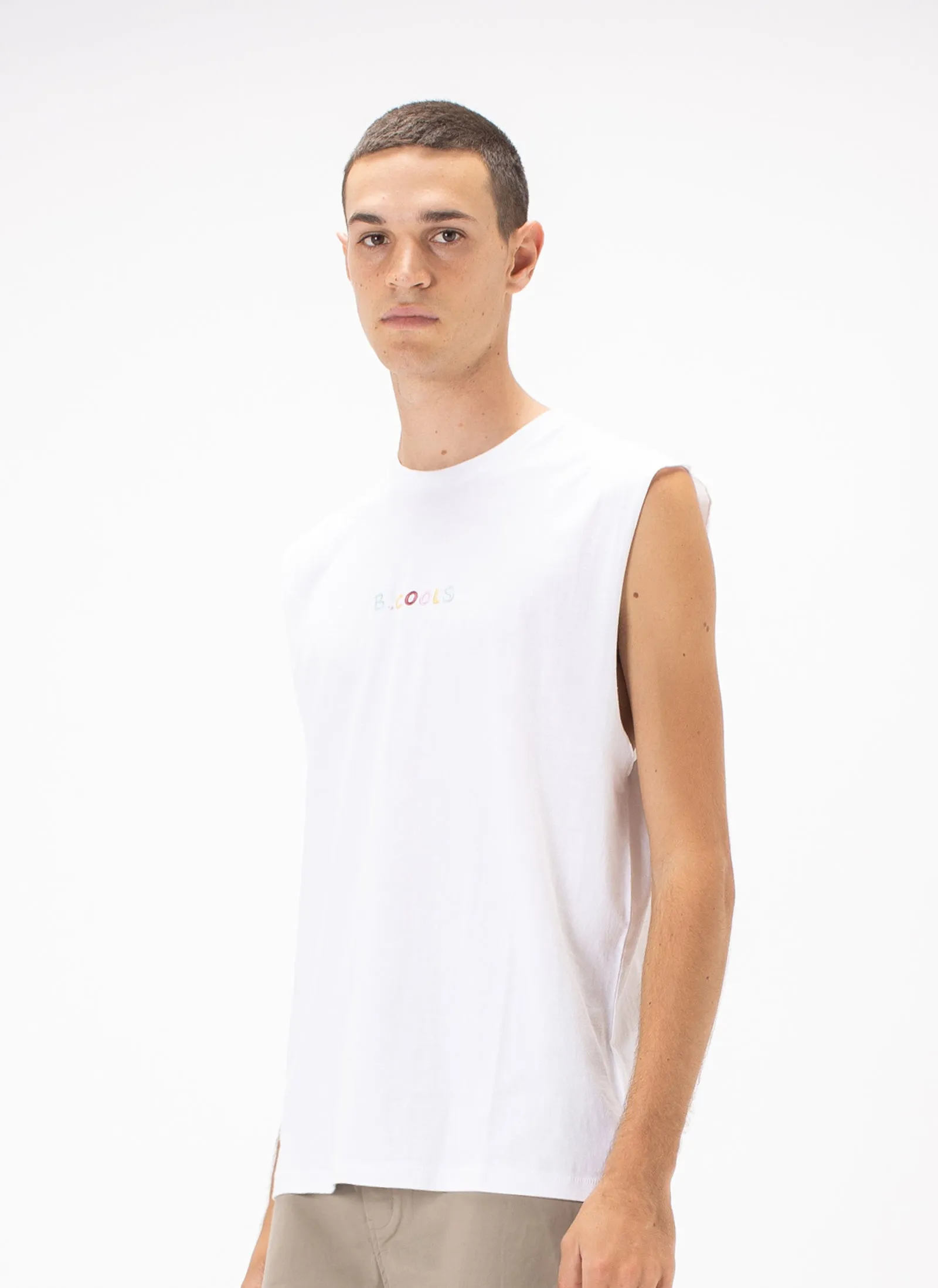 Dog Muscle Tee White sold by Barney Cools product image thumbnail 3