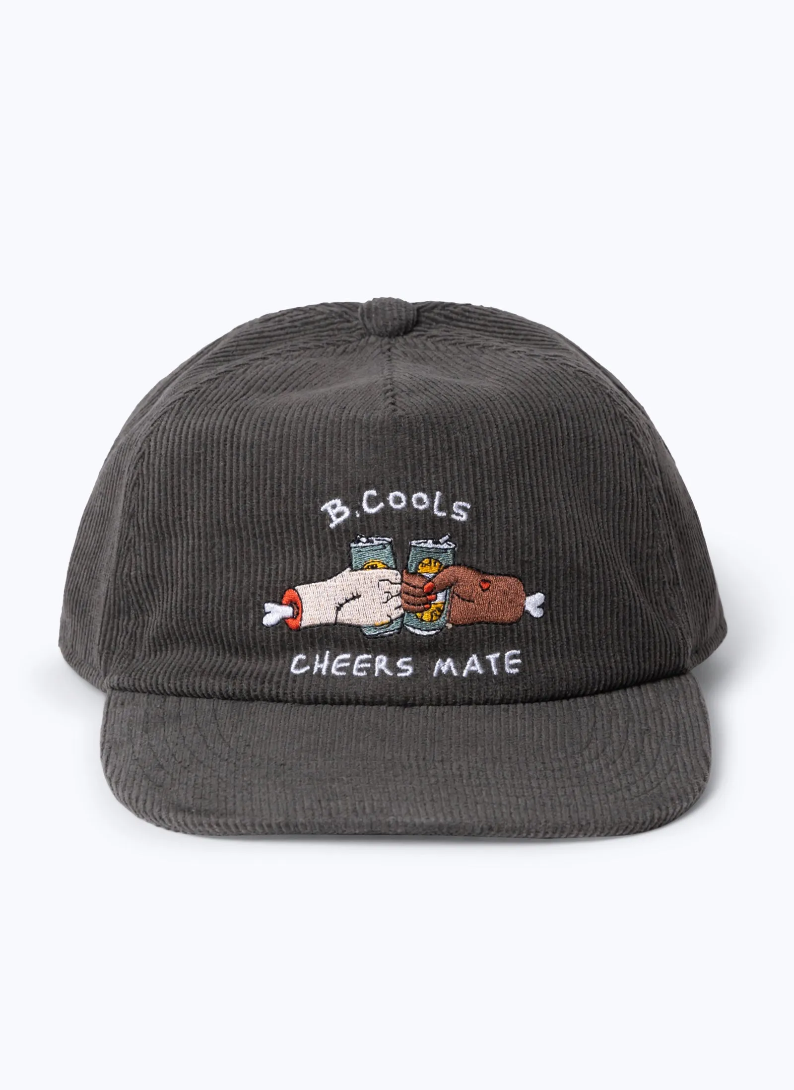 Friend Cap Coal Cord sold by Barney Cools