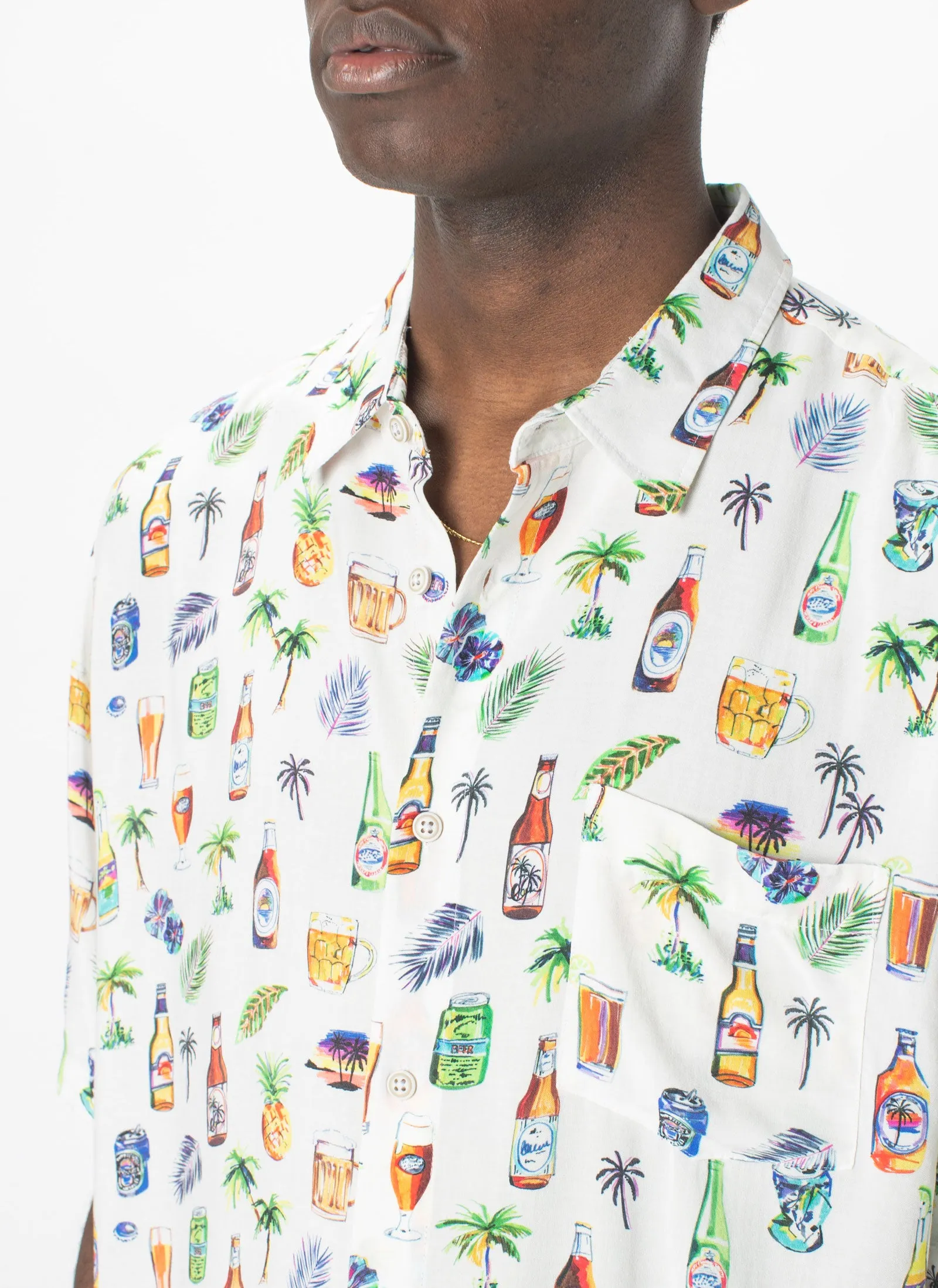 Holiday Short-Sleeve Shirt White Beers sold by Barney Cools product image thumbnail 2