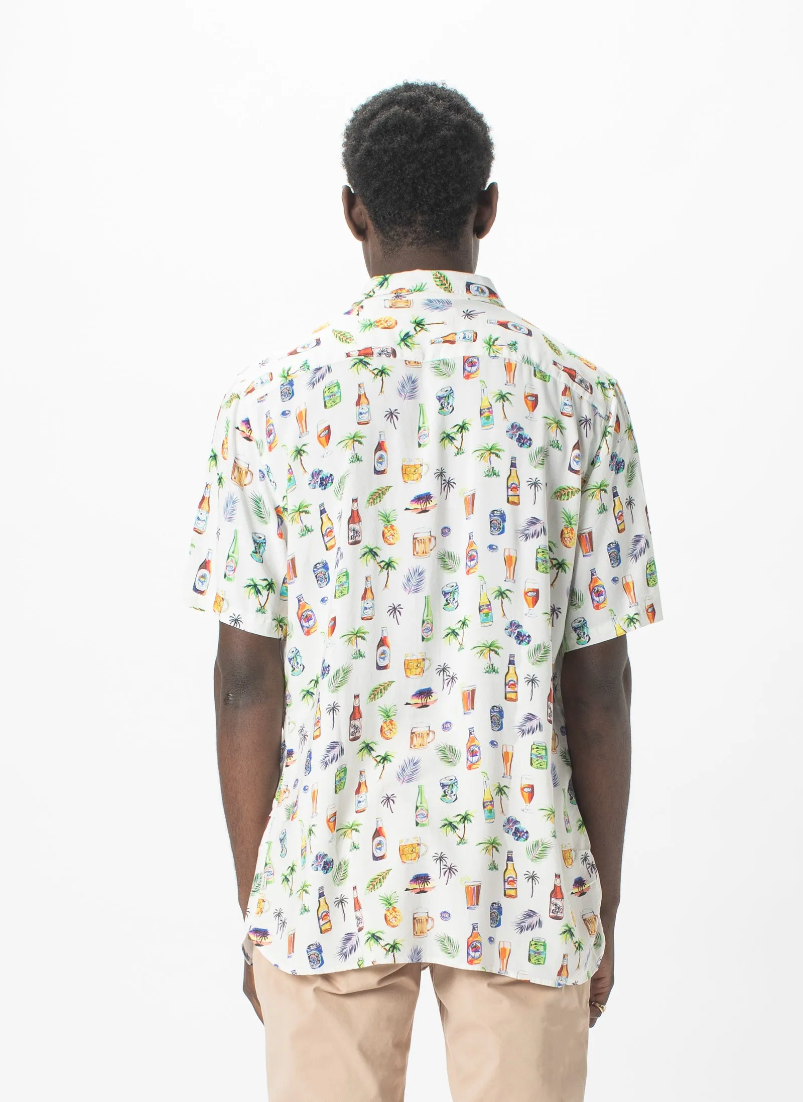 Holiday Short-Sleeve Shirt White Beers sold by Barney Cools product image thumbnail 5