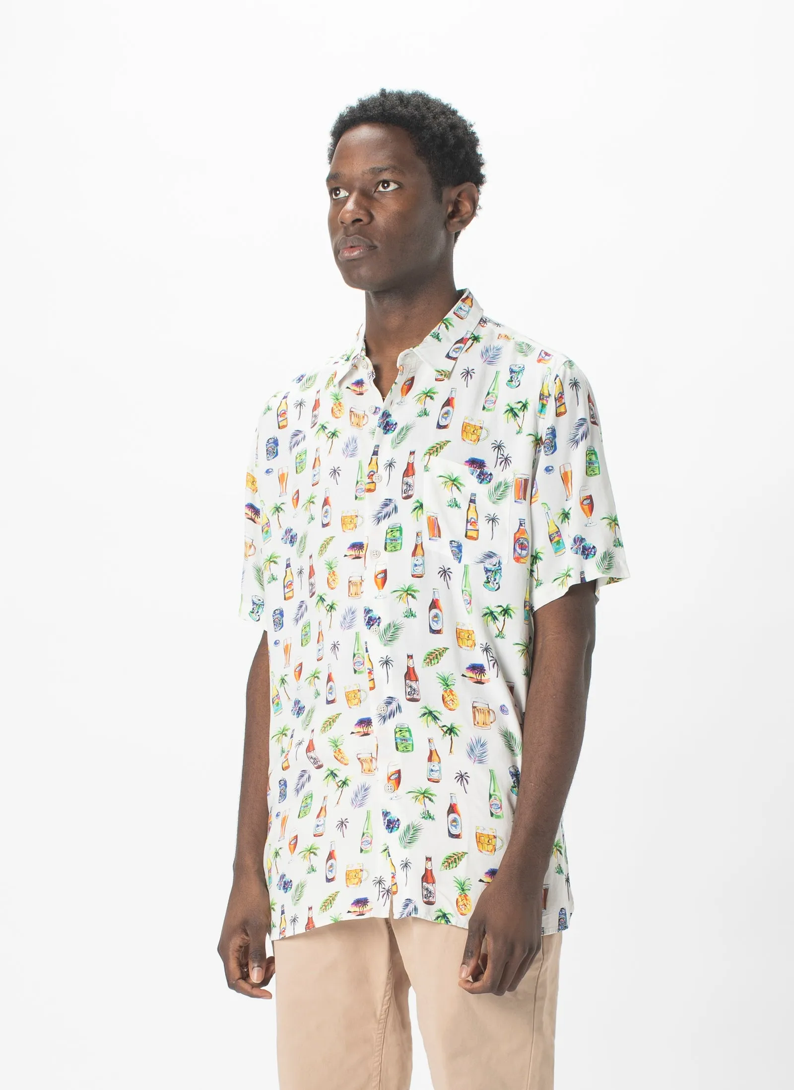 Holiday Short-Sleeve Shirt White Beers sold by Barney Cools product image thumbnail 3