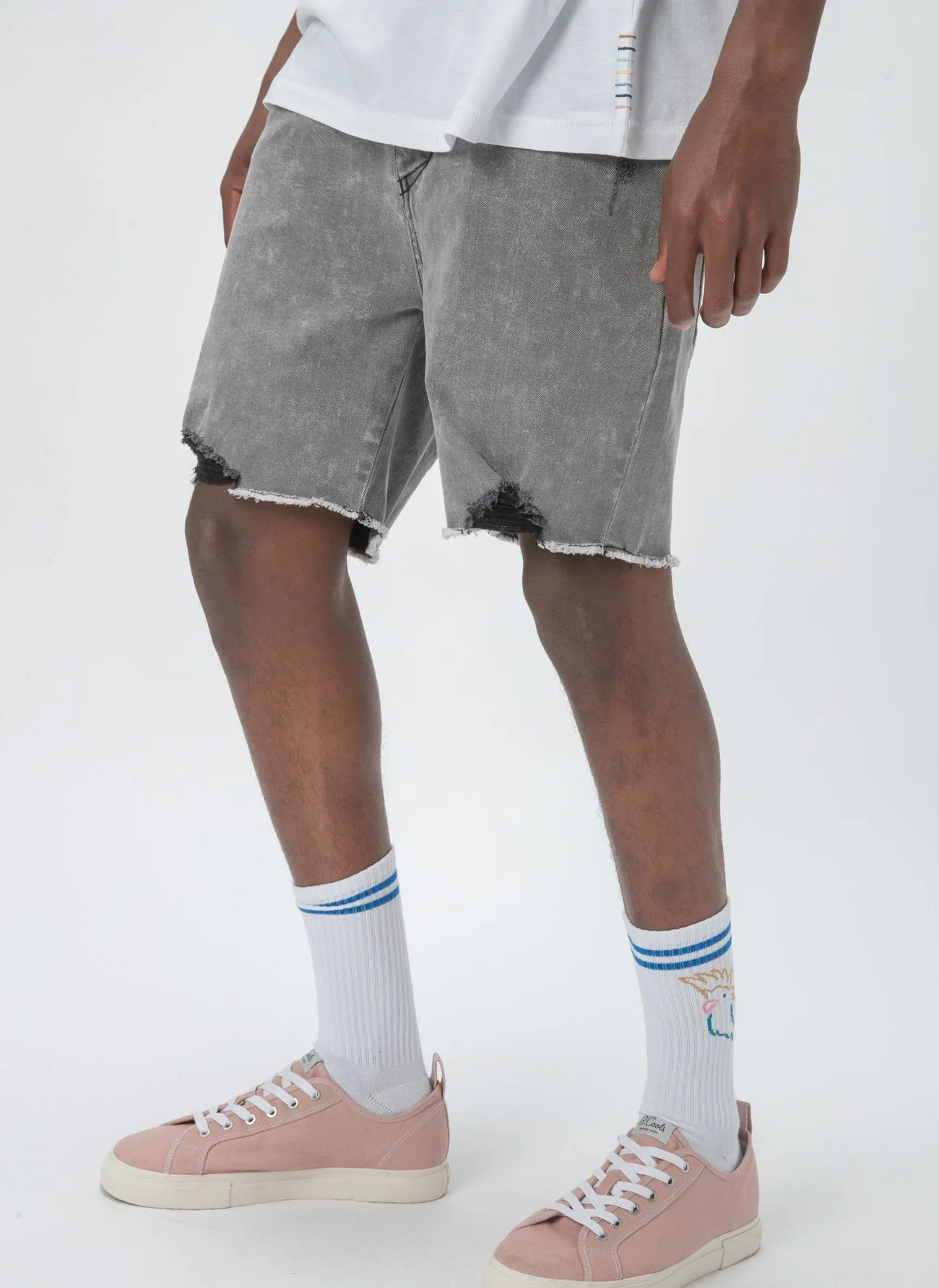 Raw Jean Short Acid Black sold by Barney Cools product image thumbnail 2