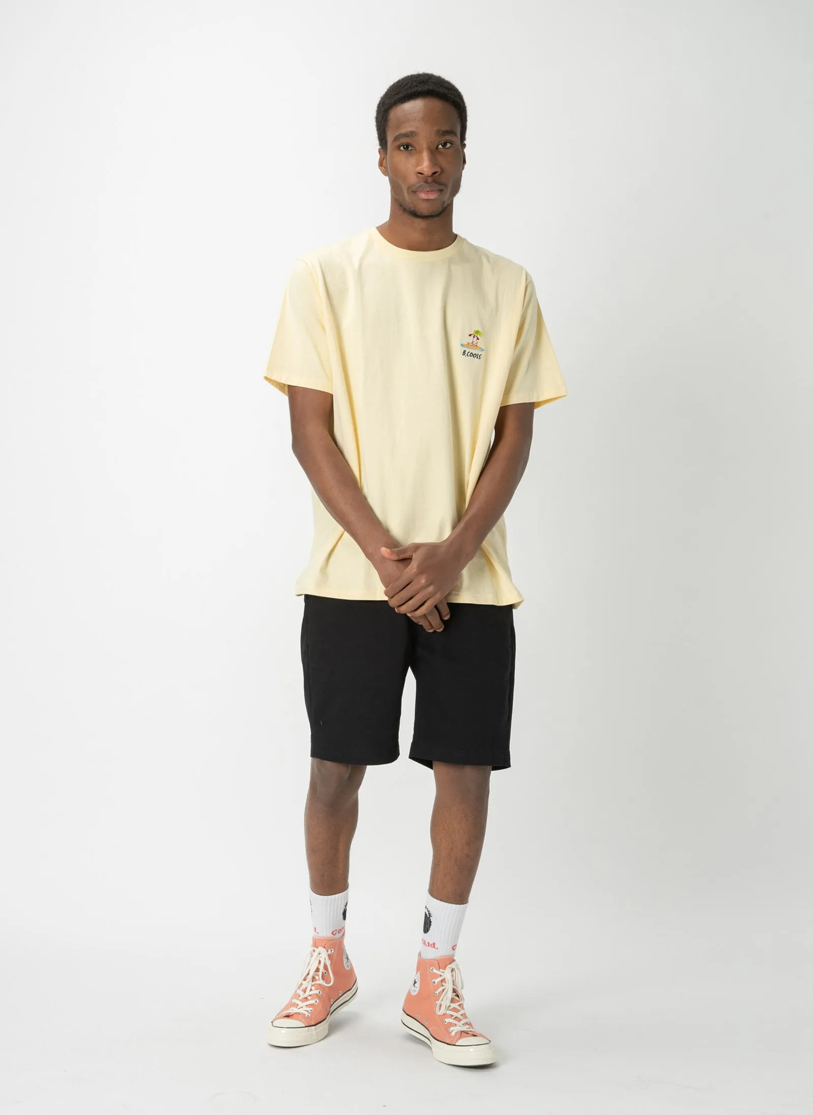 Island Embro Tee Lemon sold by Barney Cools product image thumbnail 5
