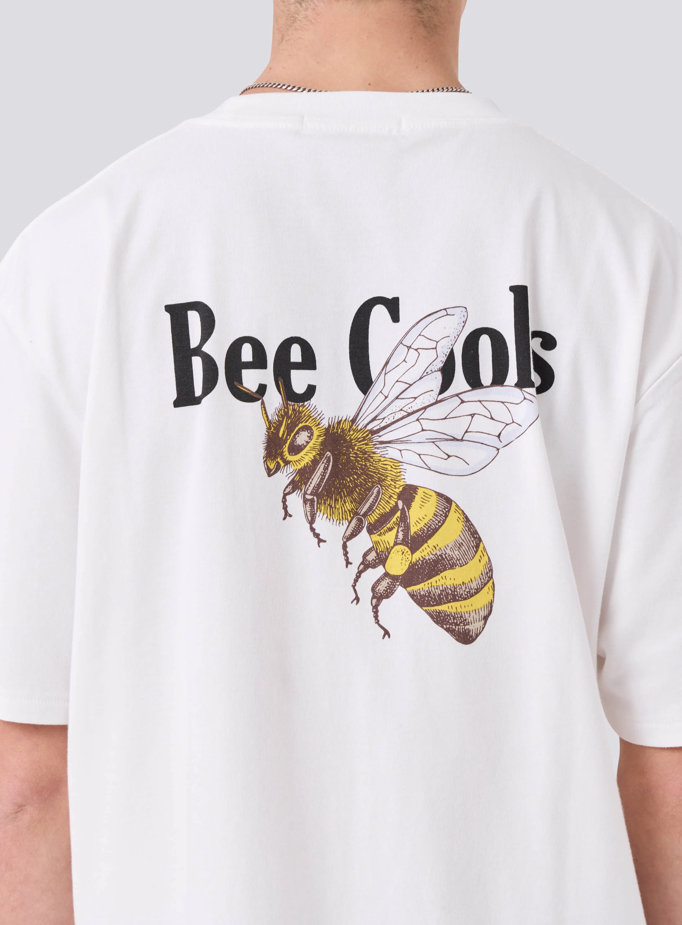 Bee Cools Tee Vintage White sold by Barney Cools product image thumbnail 2