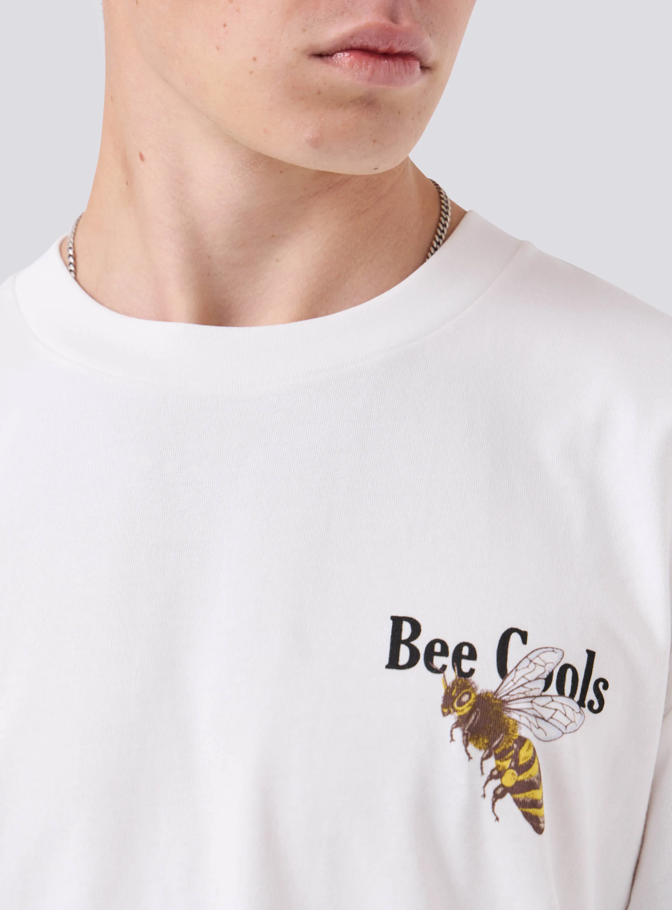 Bee Cools Tee Vintage White sold by Barney Cools product image thumbnail 5