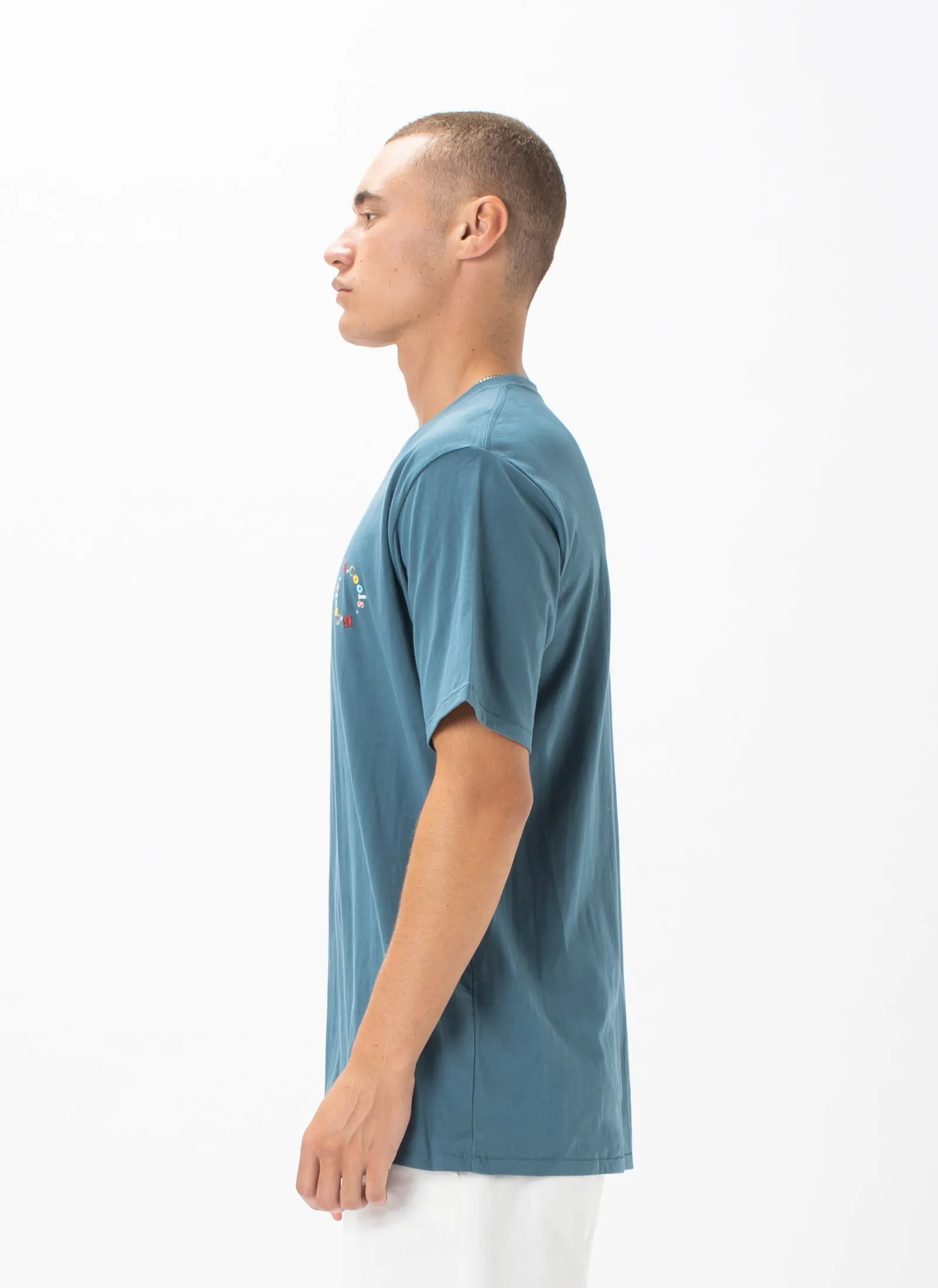 Circle Tee Teal sold by Barney Cools product image thumbnail 4