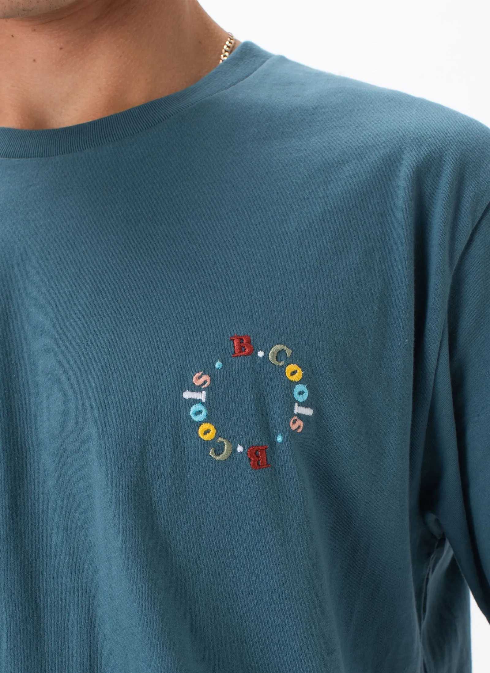 Circle Tee Teal sold by Barney Cools product image thumbnail 2