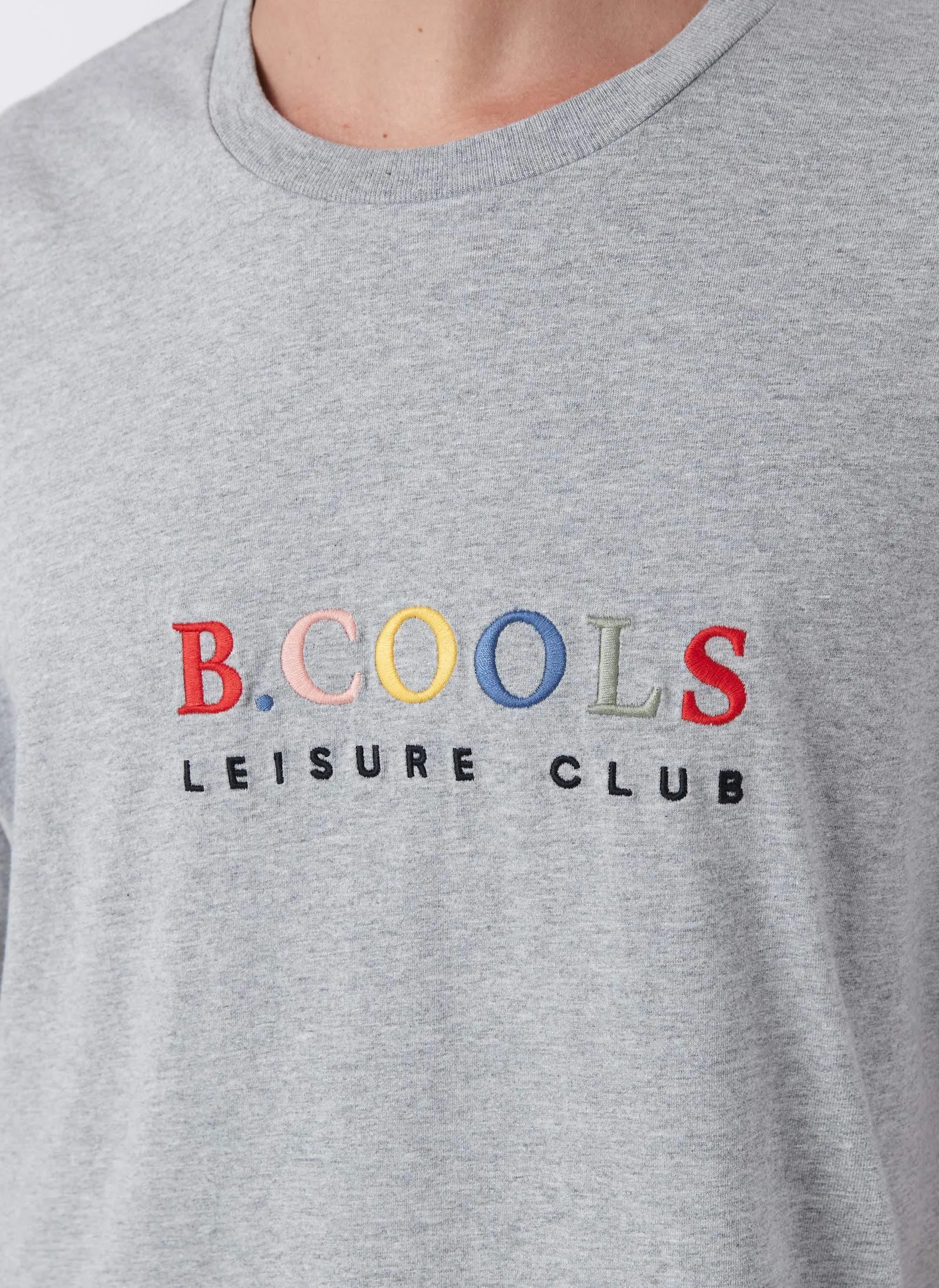 Leisure Club Tee Grey Melange sold by Barney Cools product image thumbnail 2
