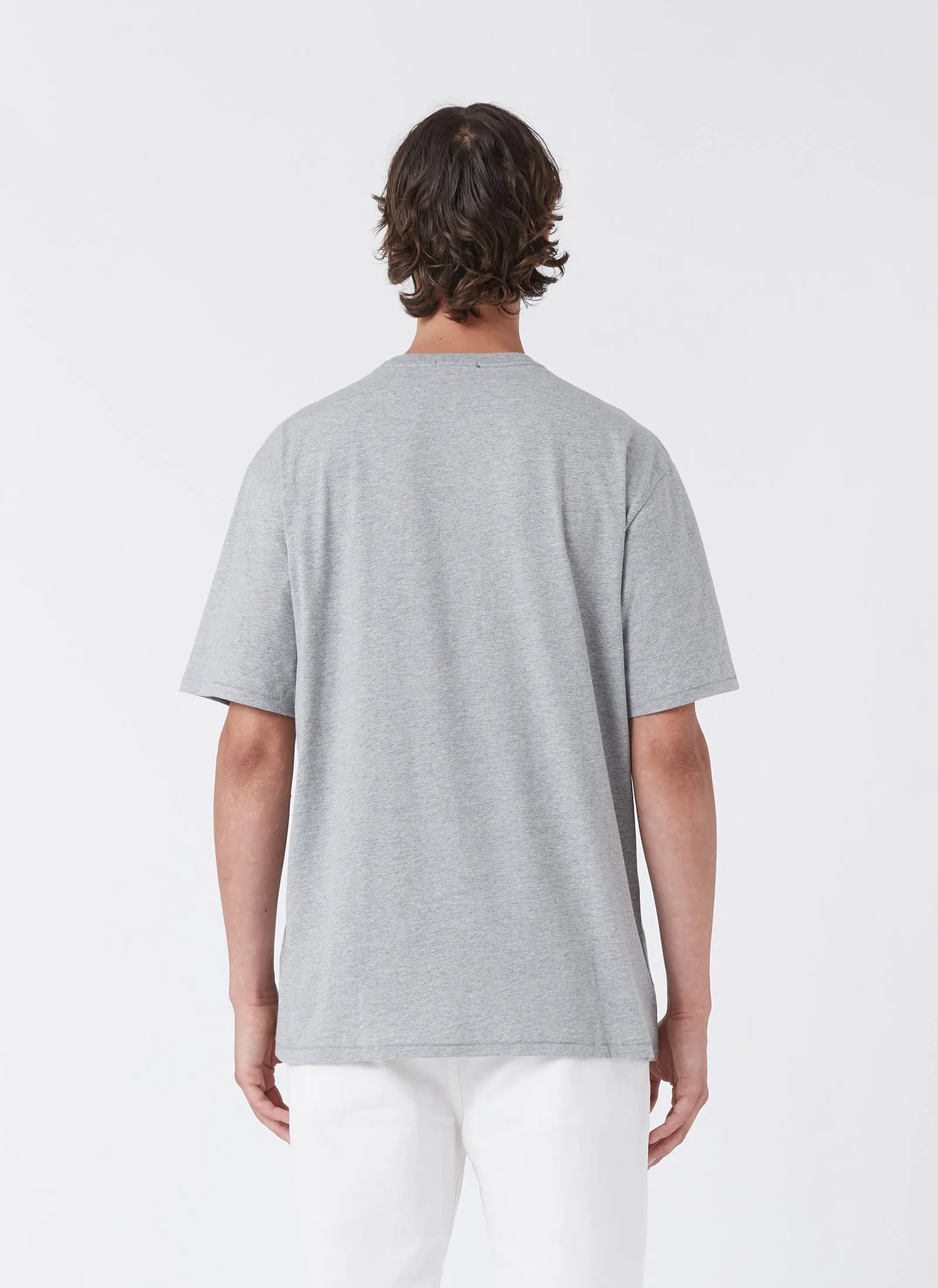 Leisure Club Tee Grey Melange sold by Barney Cools product image thumbnail 5