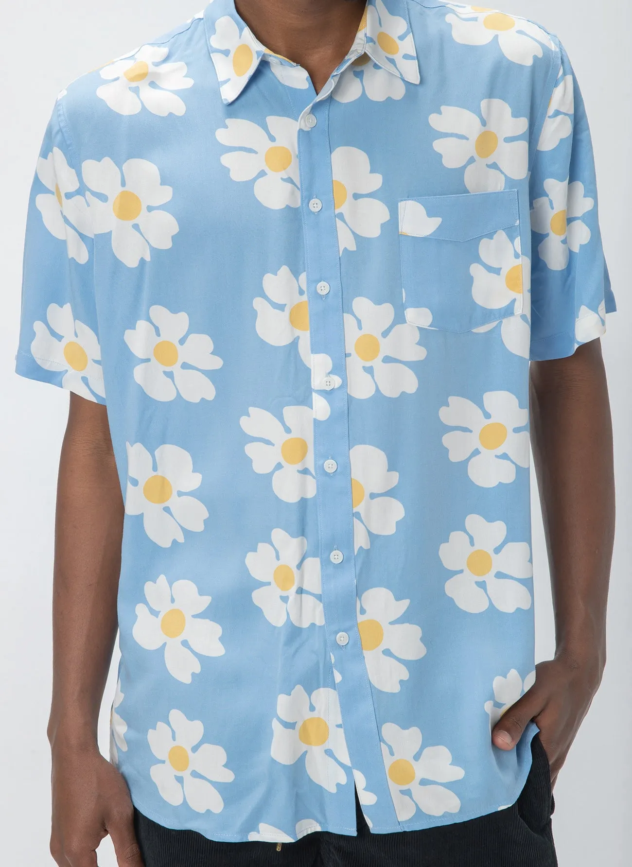 Holiday Short-Sleeve Shirt Blue Daisy sold by Barney Cools product image thumbnail 2