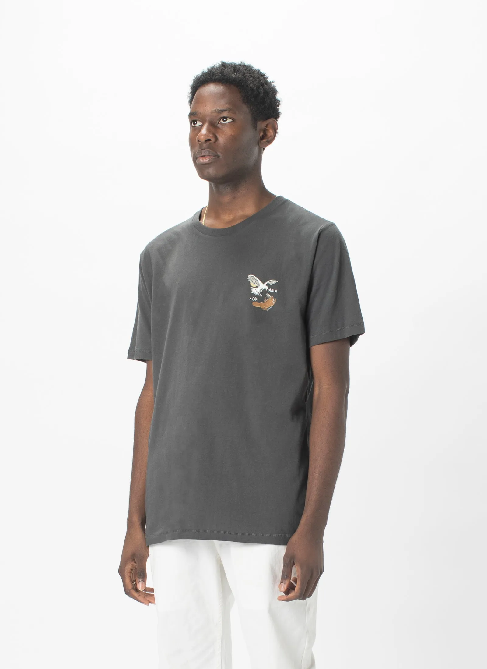 Give Us A Chip Tee Pigment Black sold by Barney Cools product image thumbnail 3