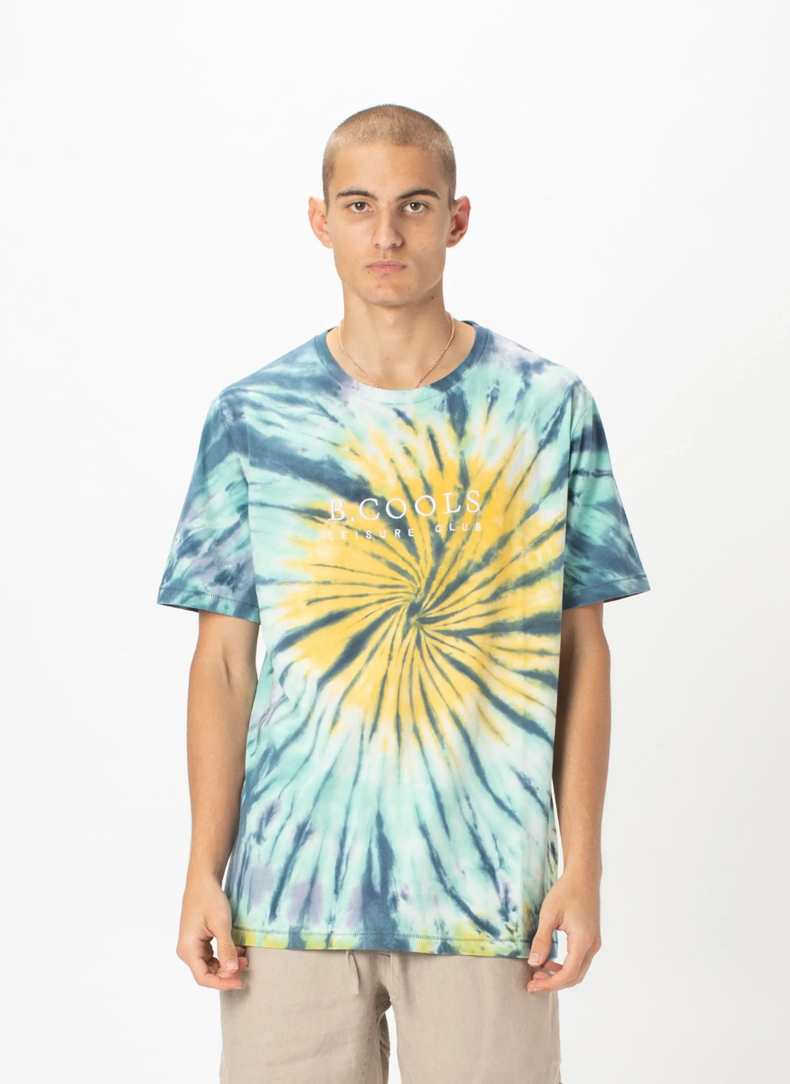 B.Cools Embro Tee Slate Tie Dye sold by Barney Cools