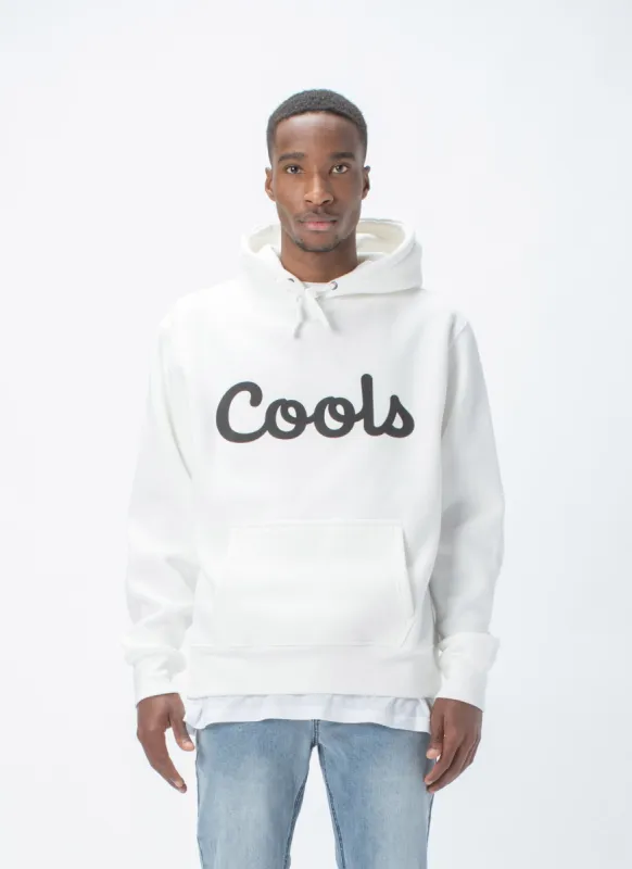 Cools Hood Sweatshirt White sold by Barney Cools