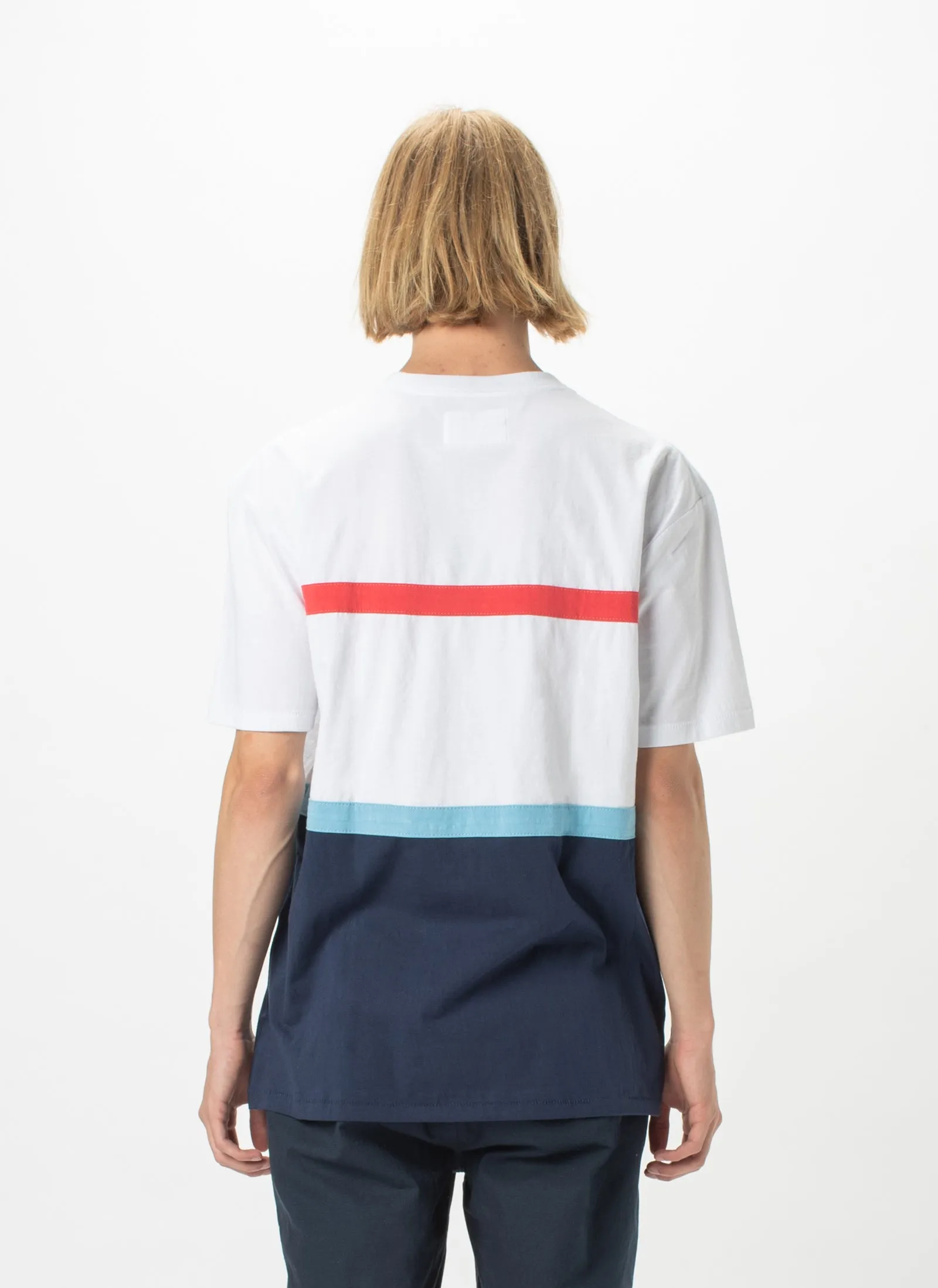 Leisure Club Heritage Tee Navy Panel sold by Barney Cools product image thumbnail 5