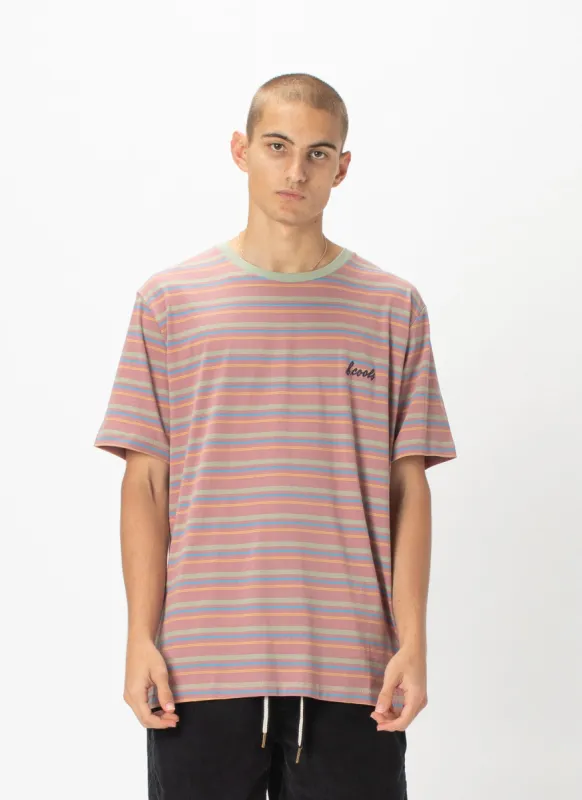 B.Cools Embro Tee Rose Stripe sold by Barney Cools