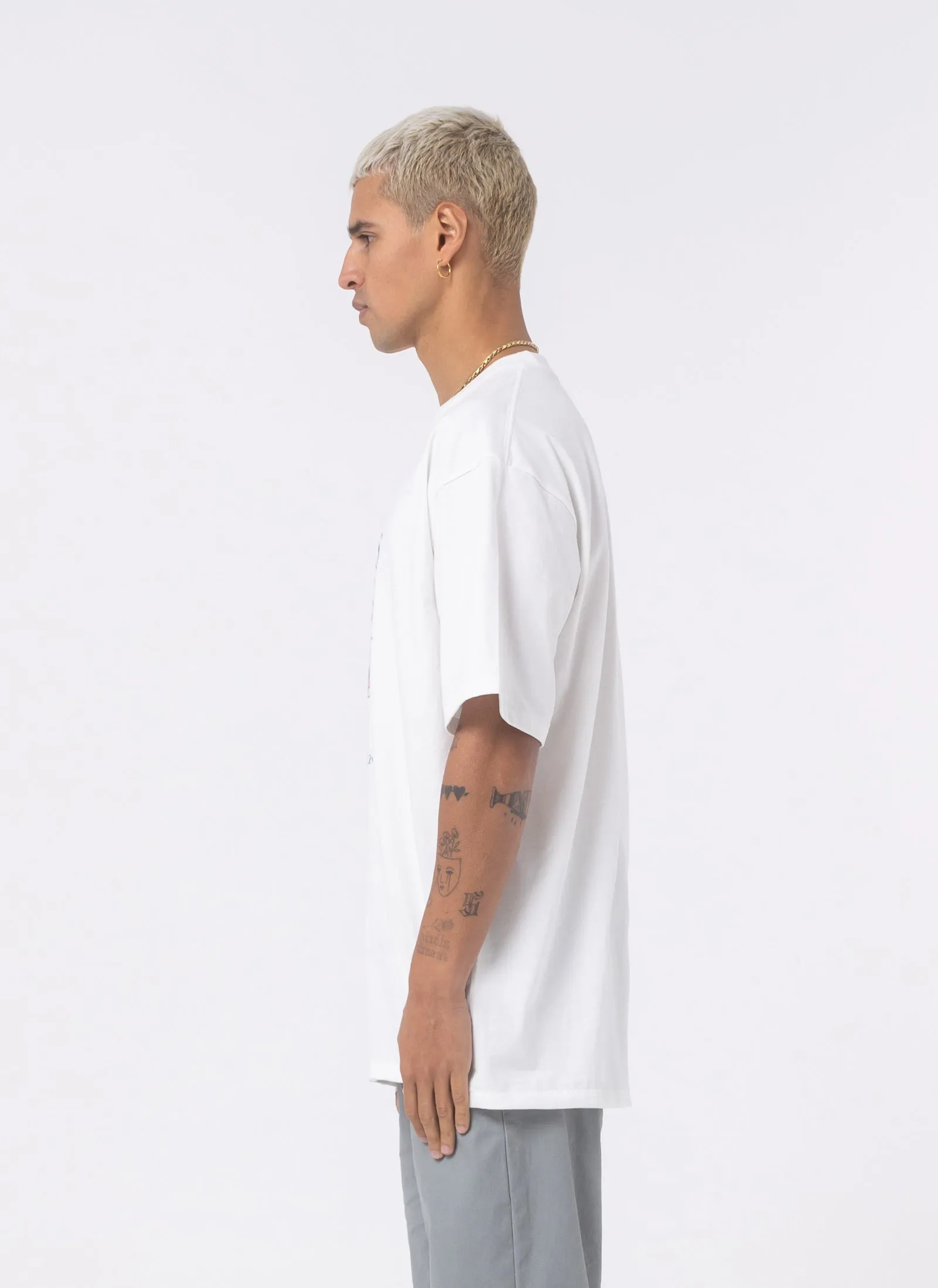 Ski Club Tee White sold by Barney Cools product image thumbnail 5