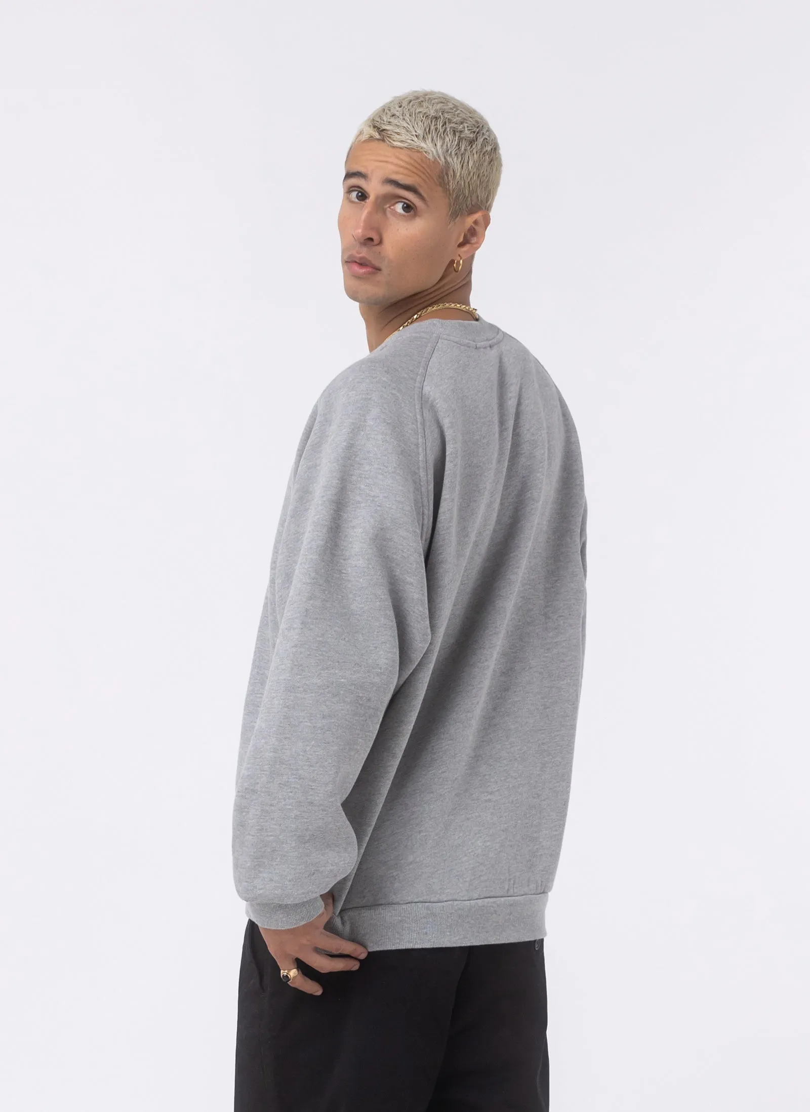 Athletique Sweatshirt Grey Melange sold by Barney Cools product image thumbnail 5