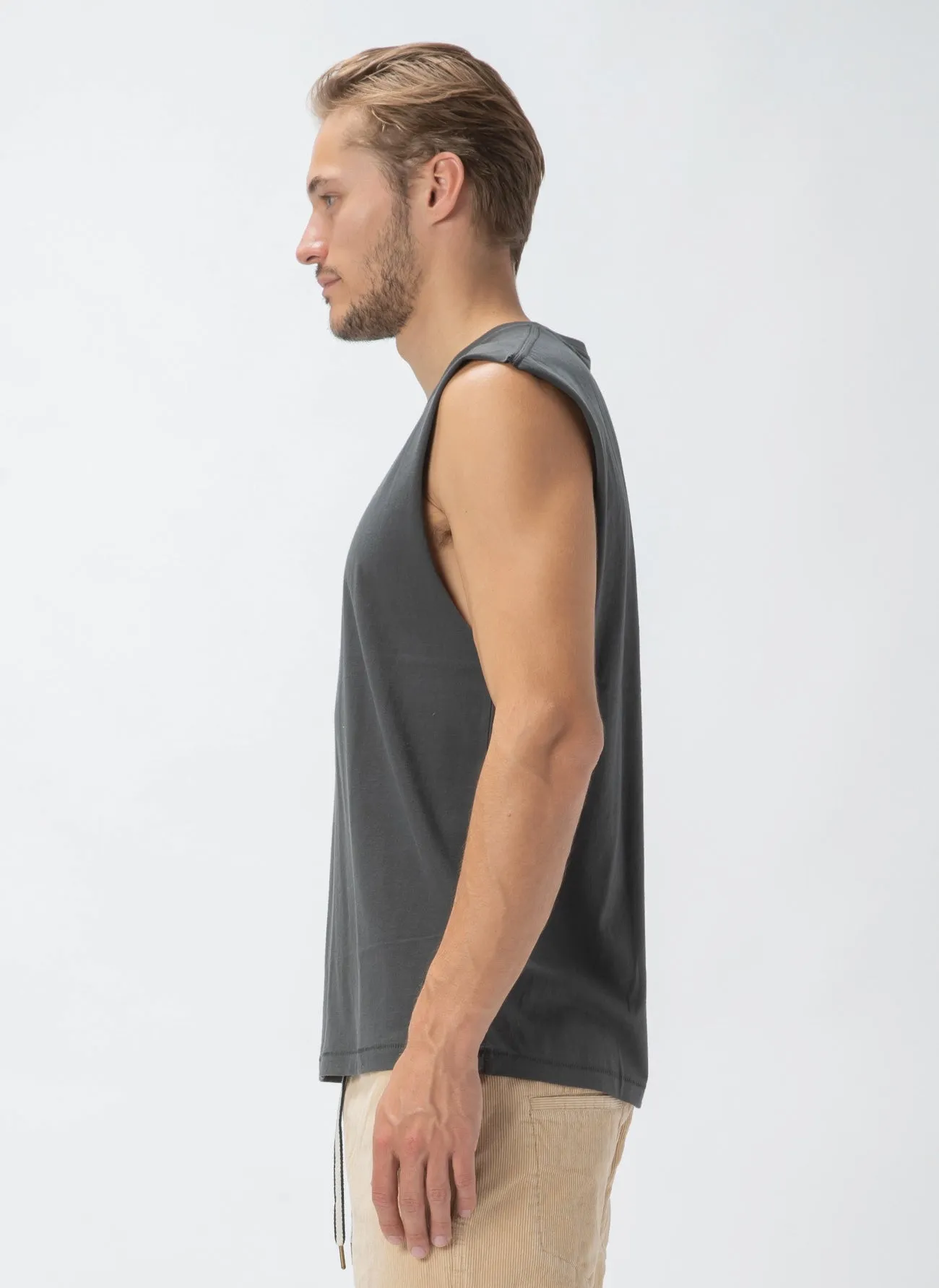 B.Cools Embro Muscle Tee Black sold by Barney Cools product image thumbnail 4