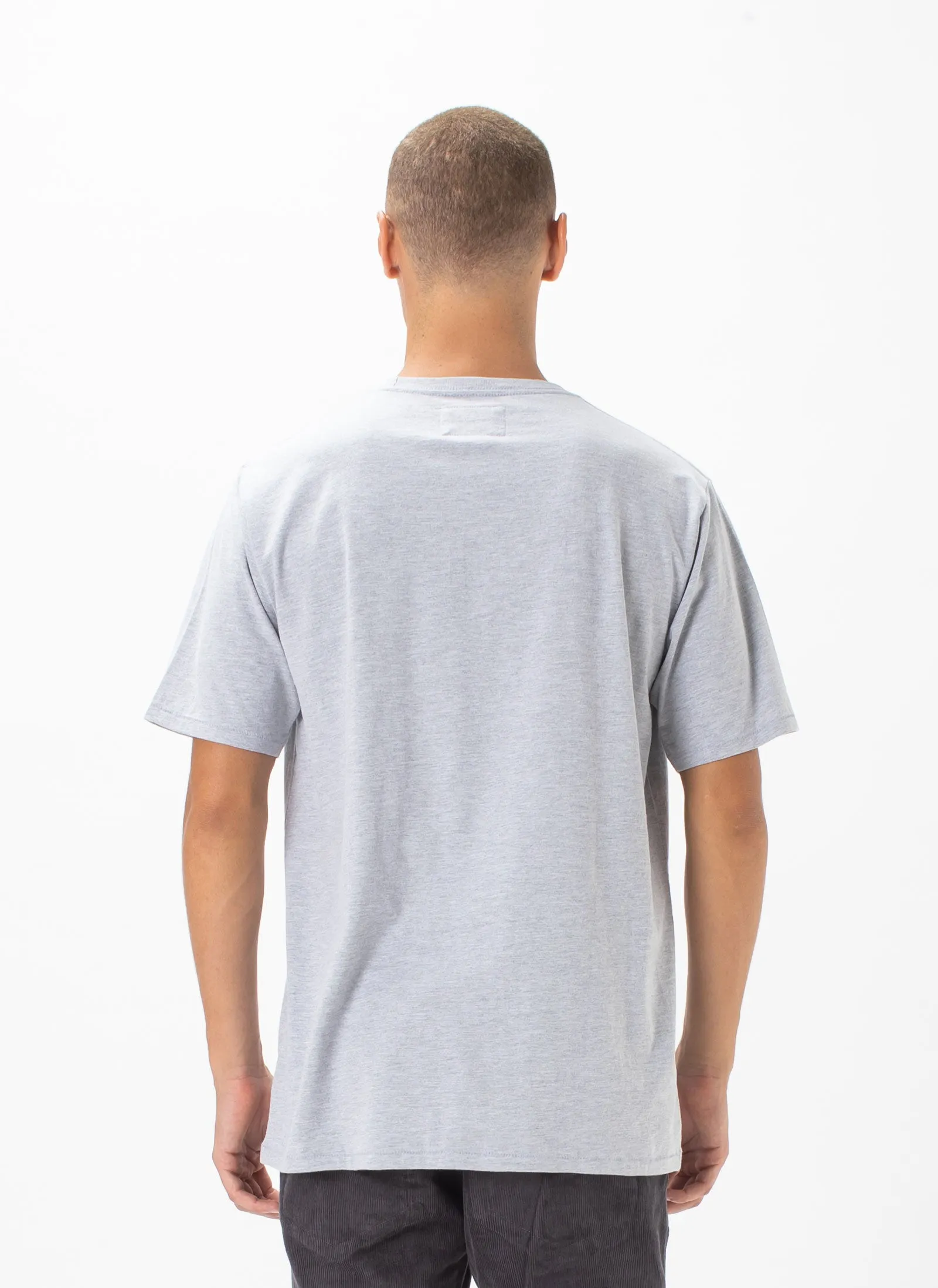 B.Cools Retro Embro Tee Grey Melange sold by Barney Cools product image thumbnail 5