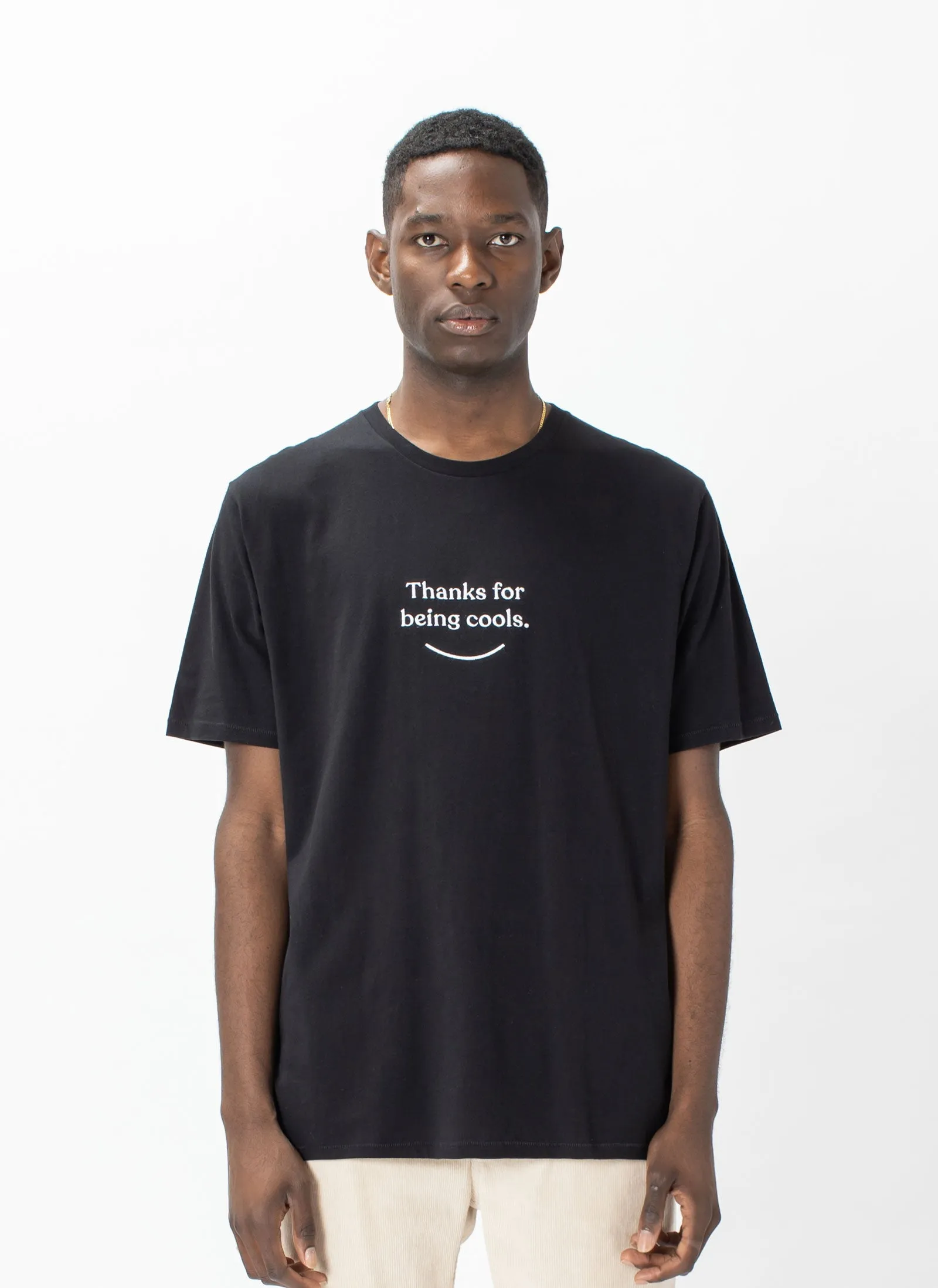 Thanks Tee Black sold by Barney Cools