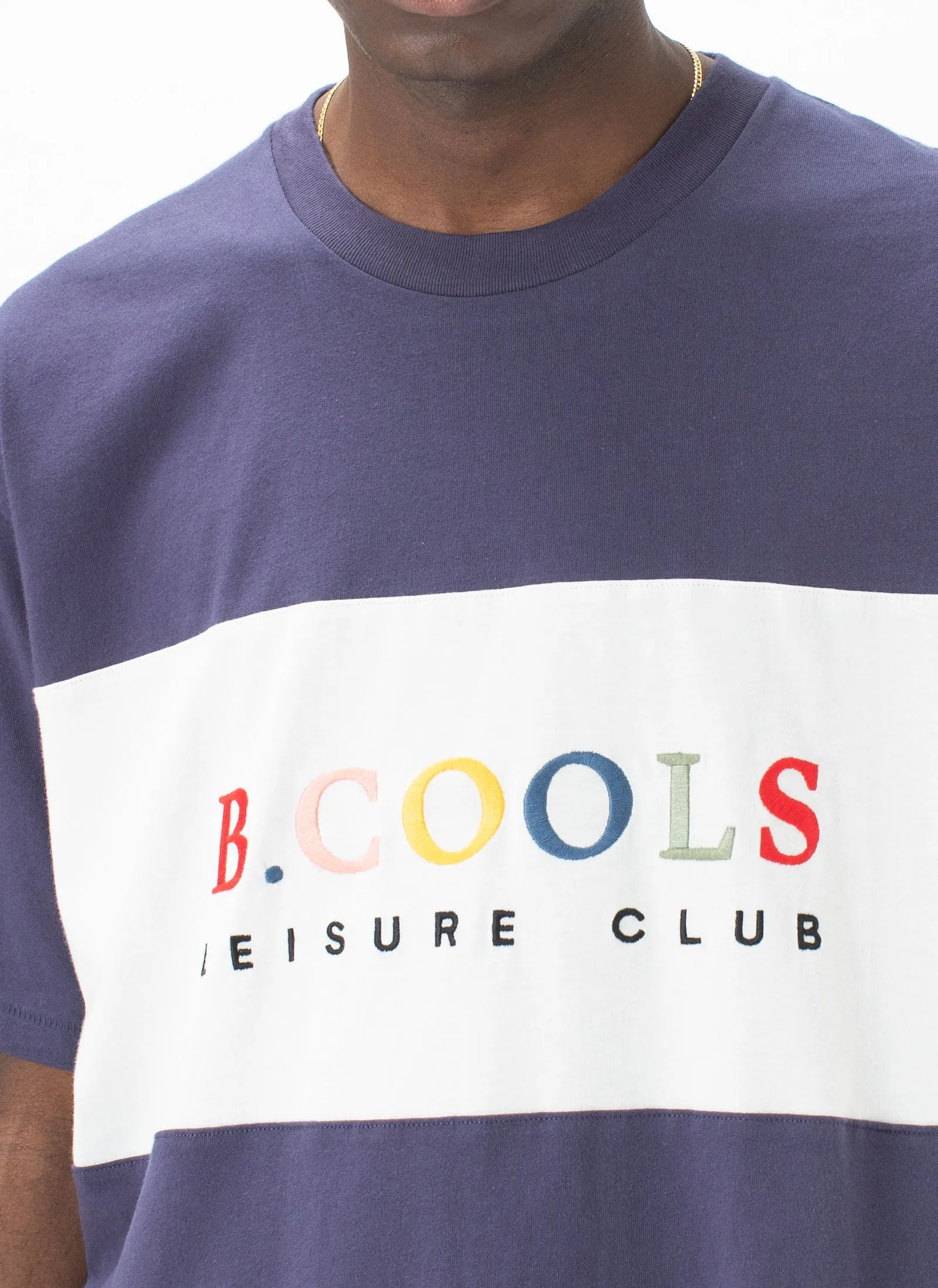 Leisure Club Homie Tee Navy sold by Barney Cools product image thumbnail 2