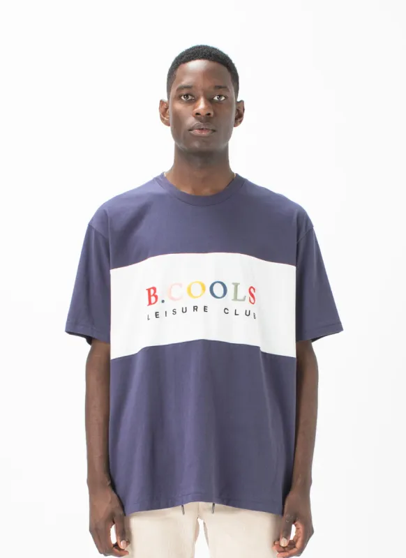 Leisure Club Homie Tee Navy sold by Barney Cools