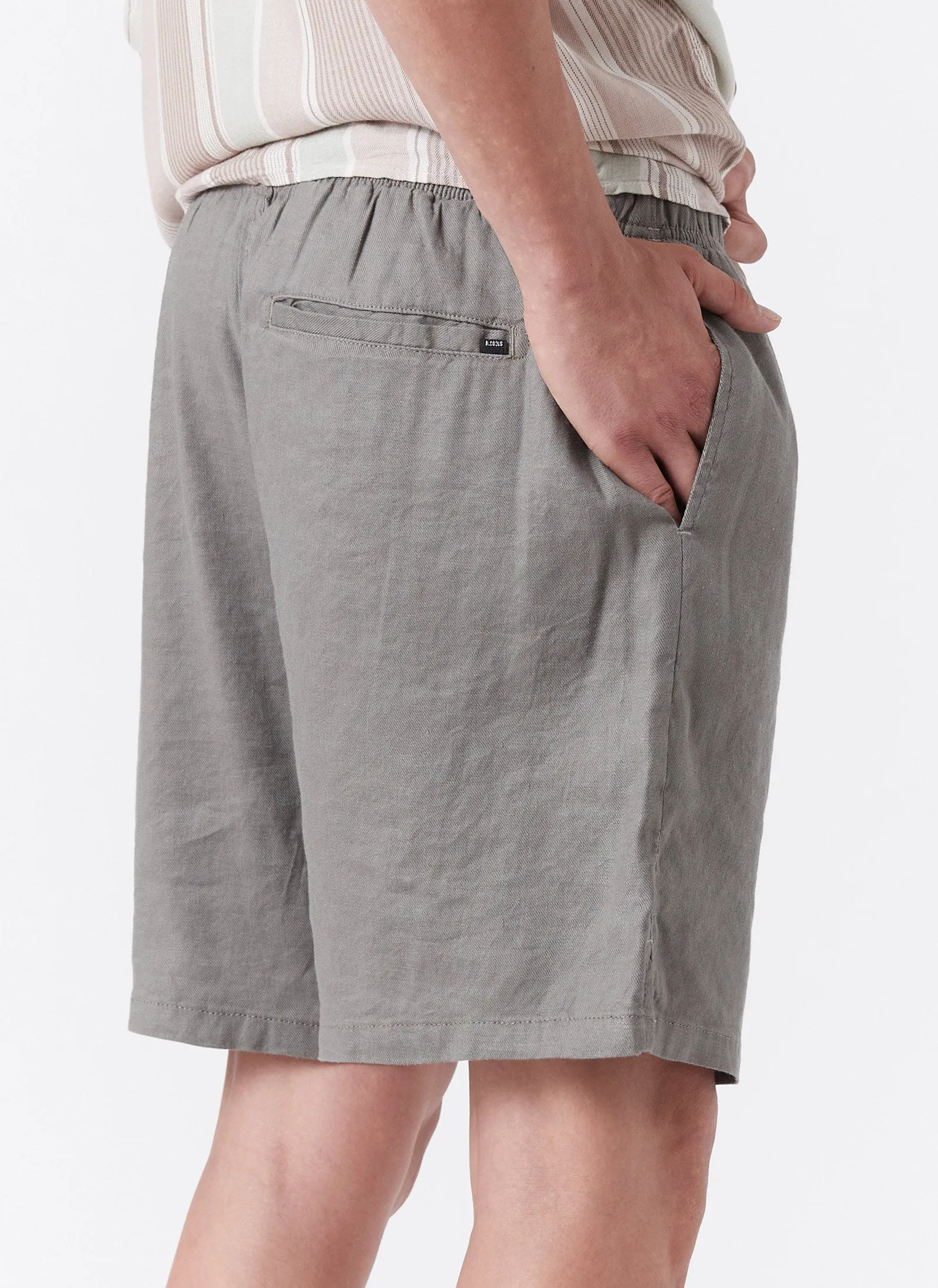 Poolside 2.0 Linen Short Pewter sold by Barney Cools product image thumbnail 4
