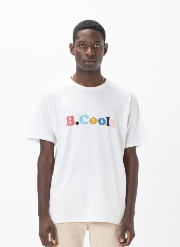 Retro Logo Tee White sold by Barney Cools