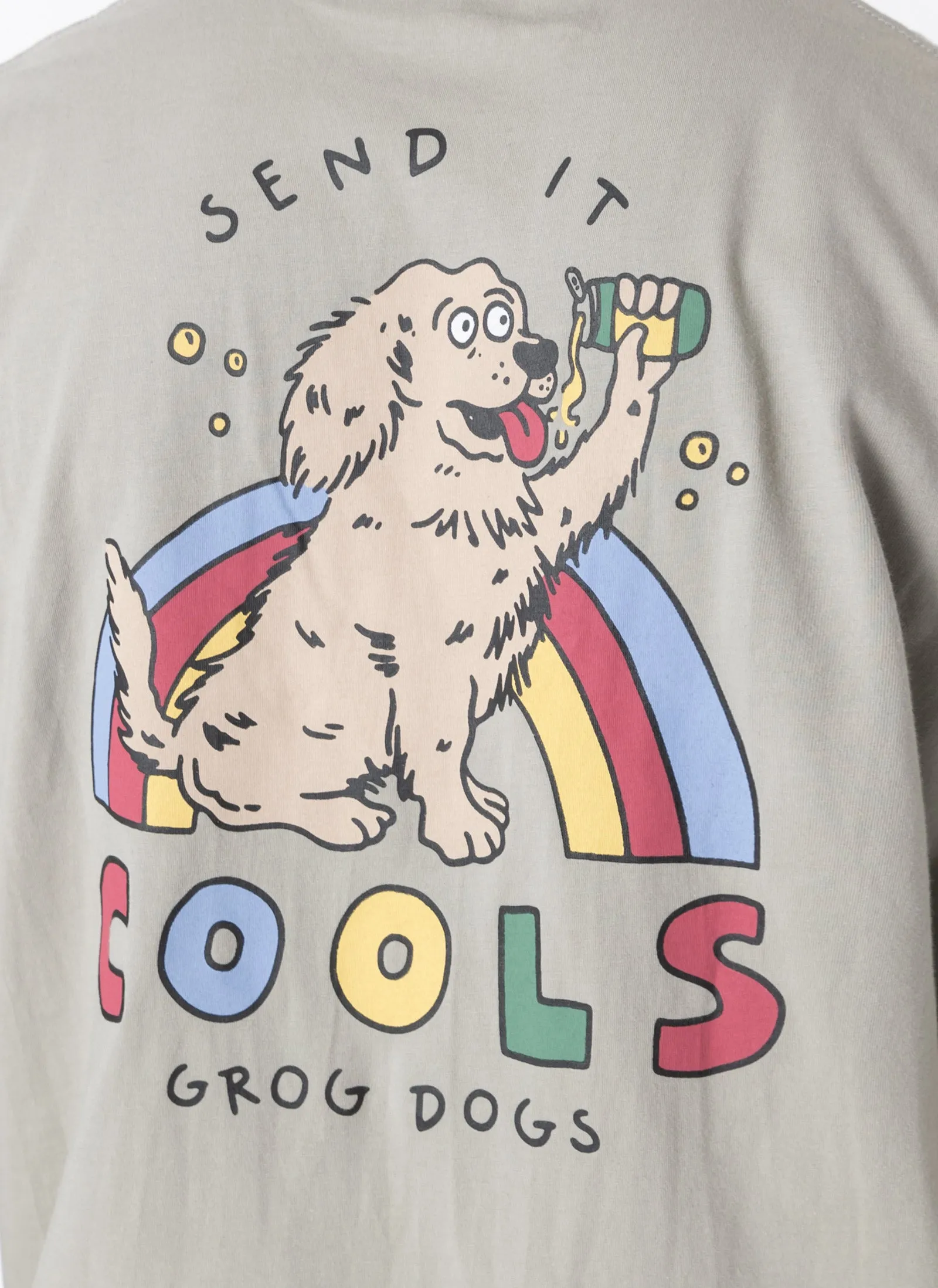 Grog Dog Tee Sage sold by Barney Cools product image thumbnail 2