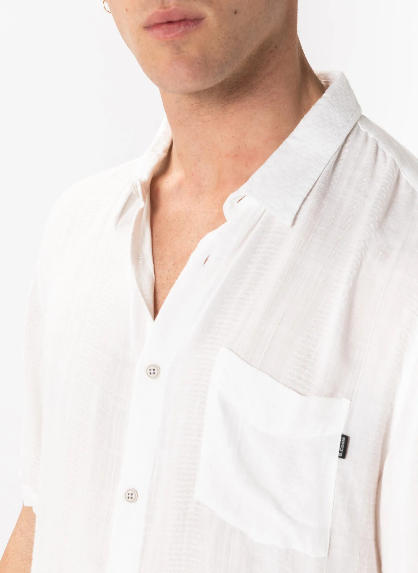 Holiday Shirt White Jacquard sold by Barney Cools product image thumbnail 2