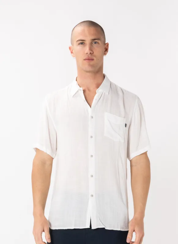 Holiday Shirt White Jacquard sold by Barney Cools