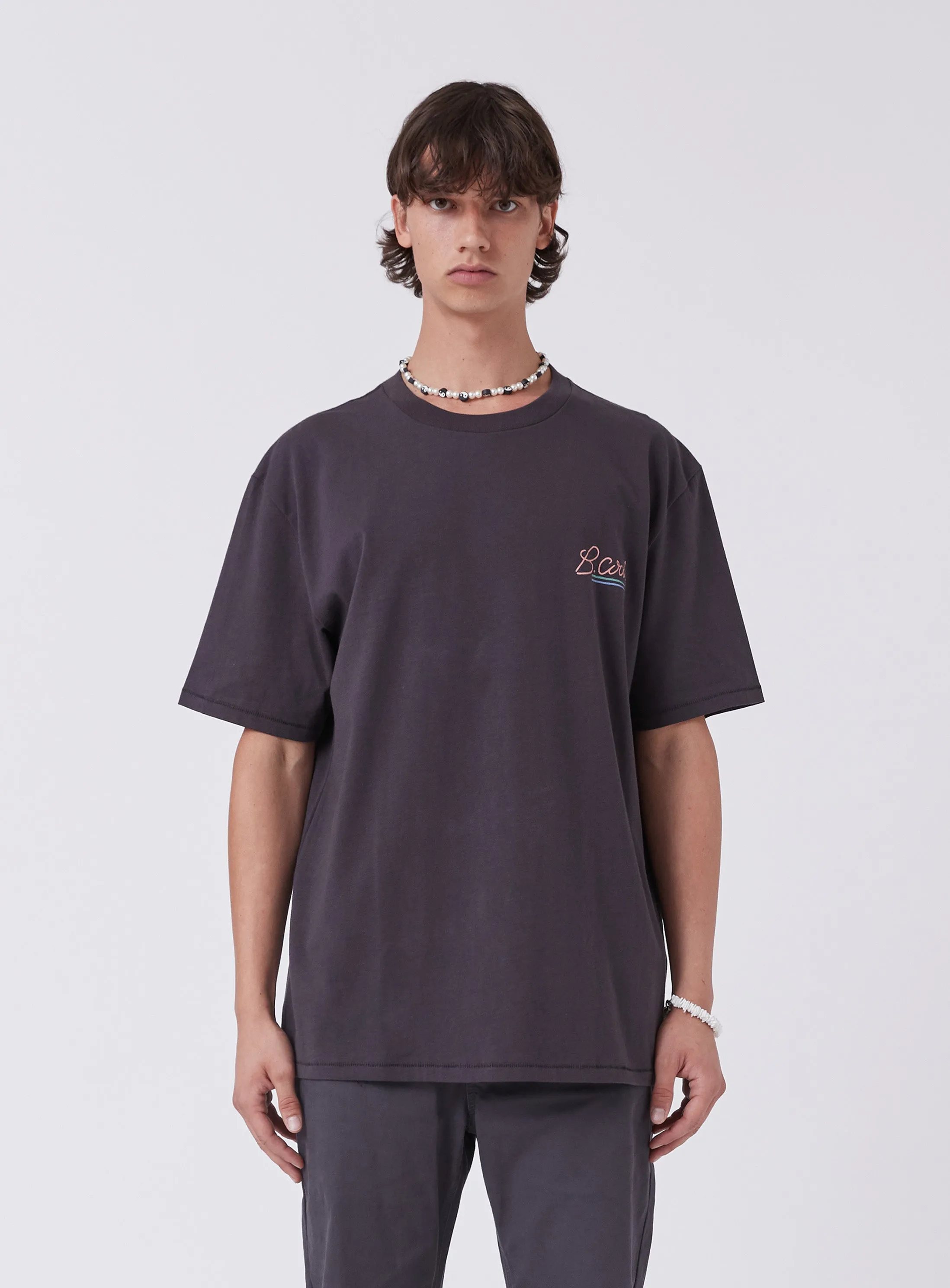 Ballpark Homie Tee Pigment Black sold by Barney Cools product image thumbnail 3