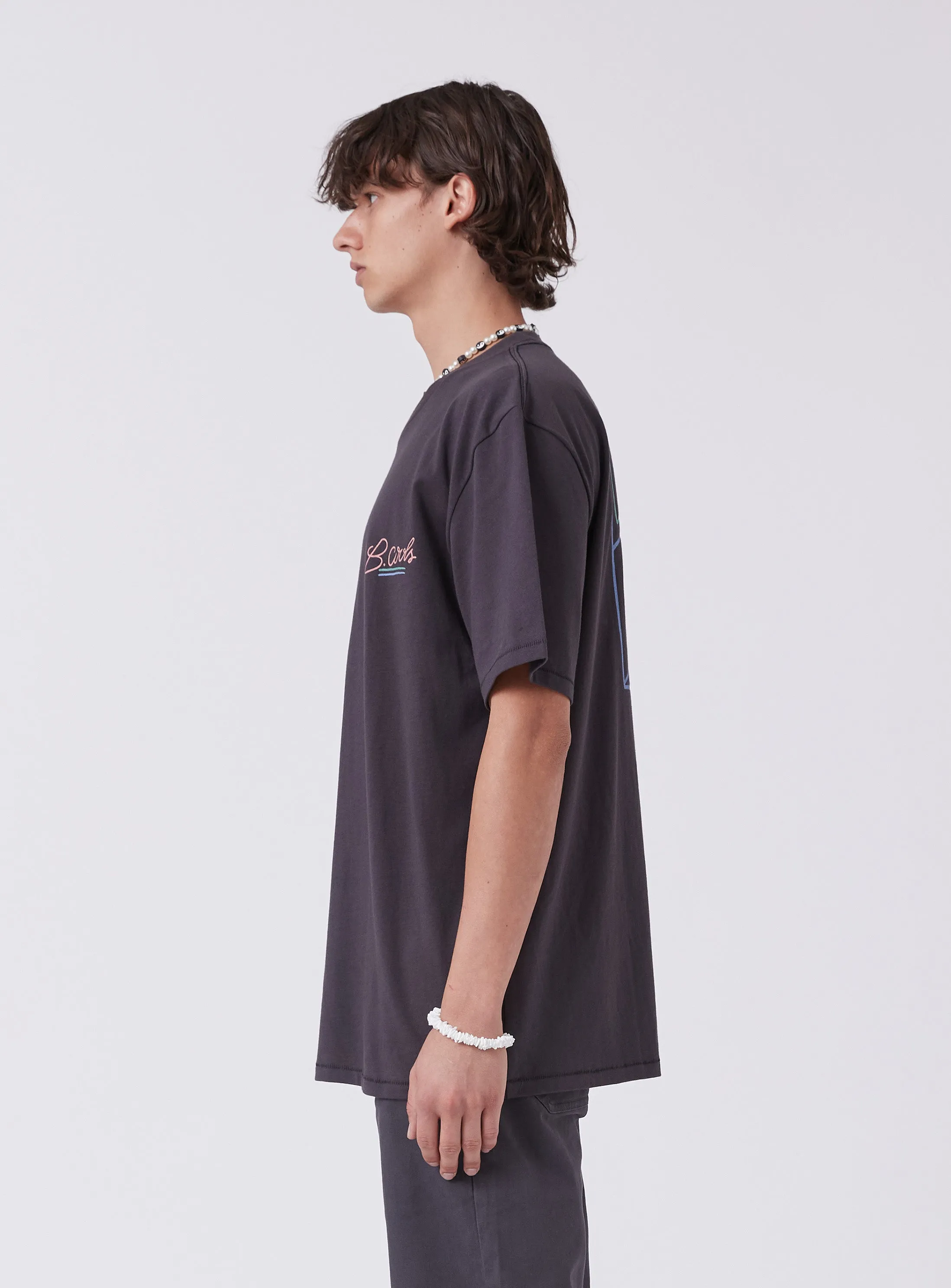 Ballpark Homie Tee Pigment Black sold by Barney Cools product image thumbnail 5