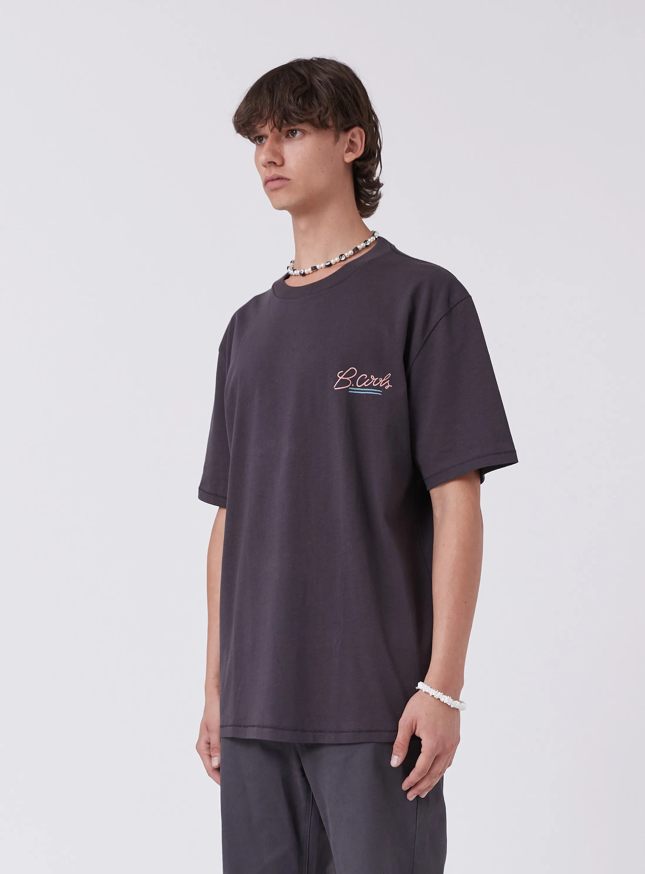 Ballpark Homie Tee Pigment Black sold by Barney Cools product image thumbnail 4