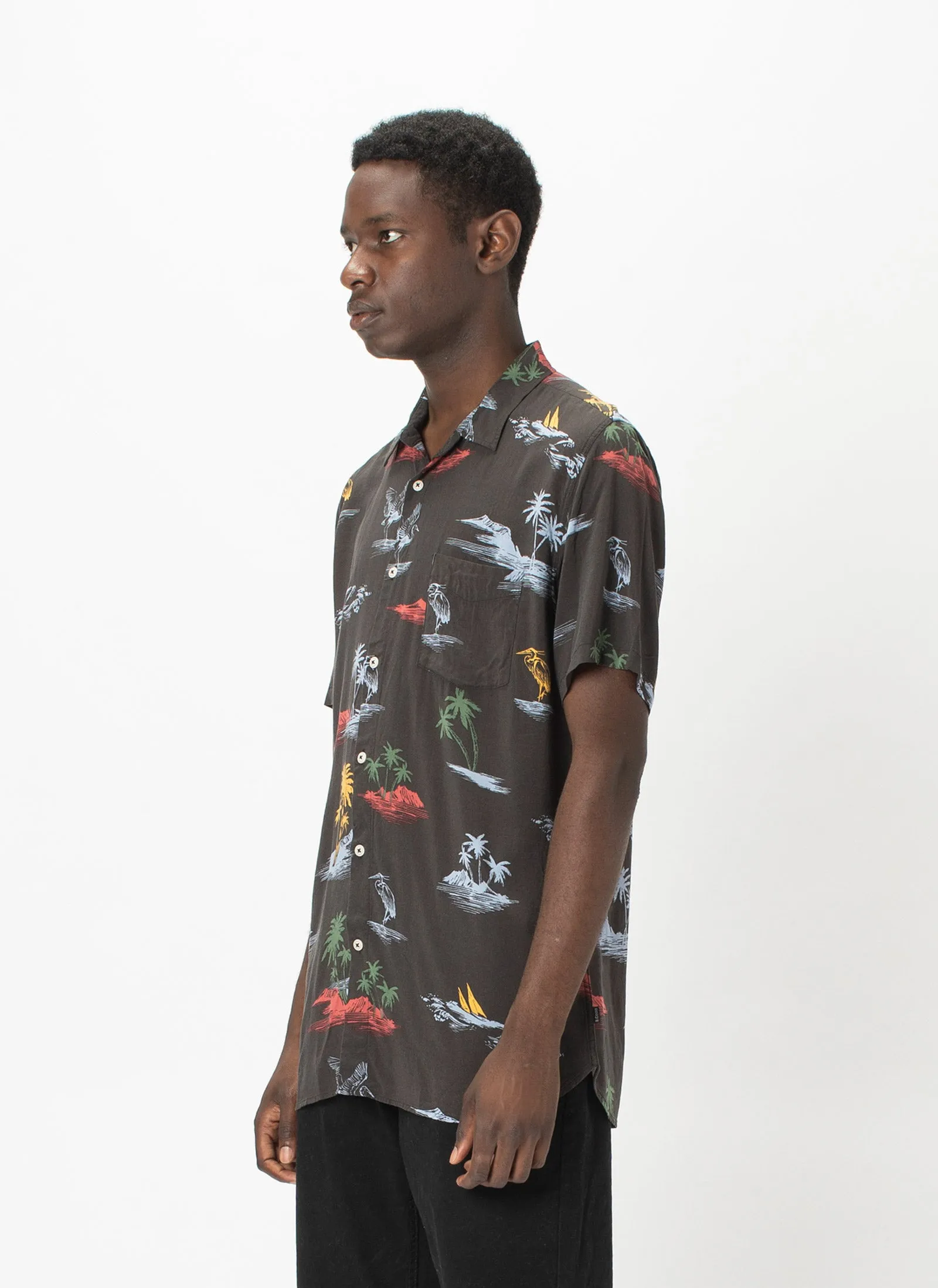 Holiday Short-Sleeve Shirt Black Islands sold by Barney Cools product image thumbnail 3