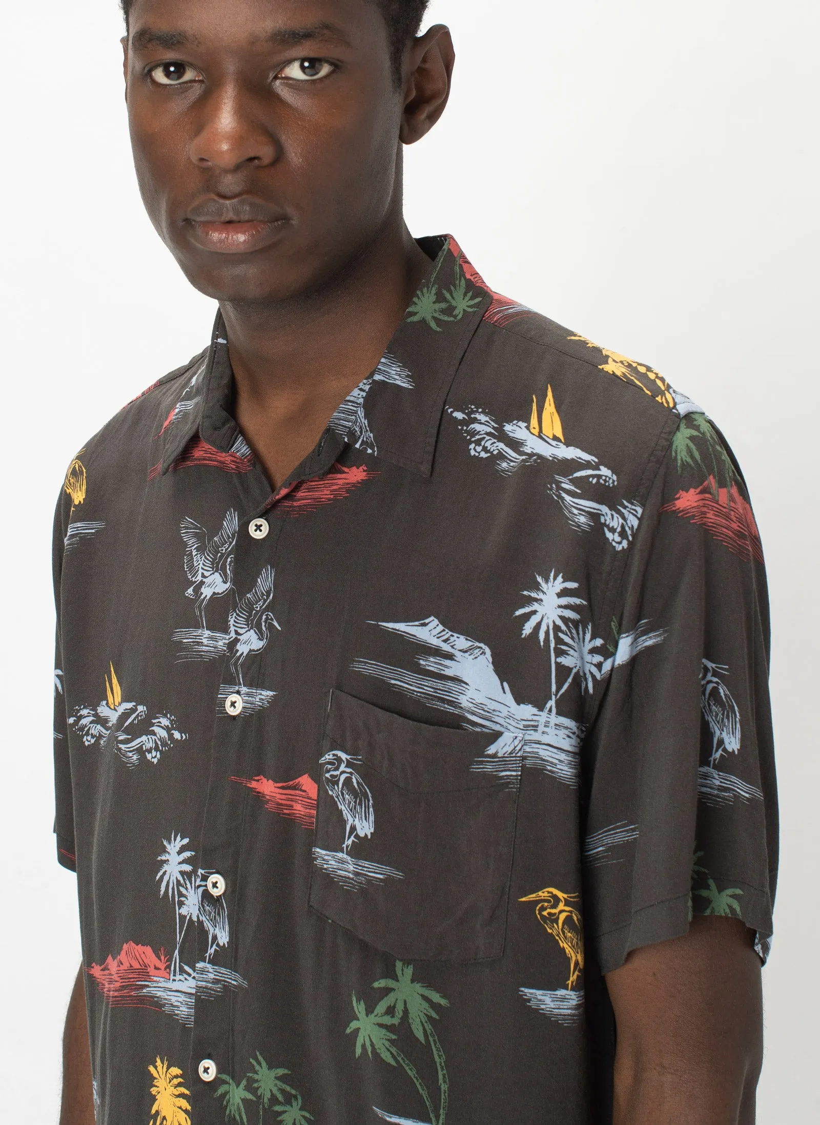 Holiday Short-Sleeve Shirt Black Islands sold by Barney Cools product image thumbnail 2