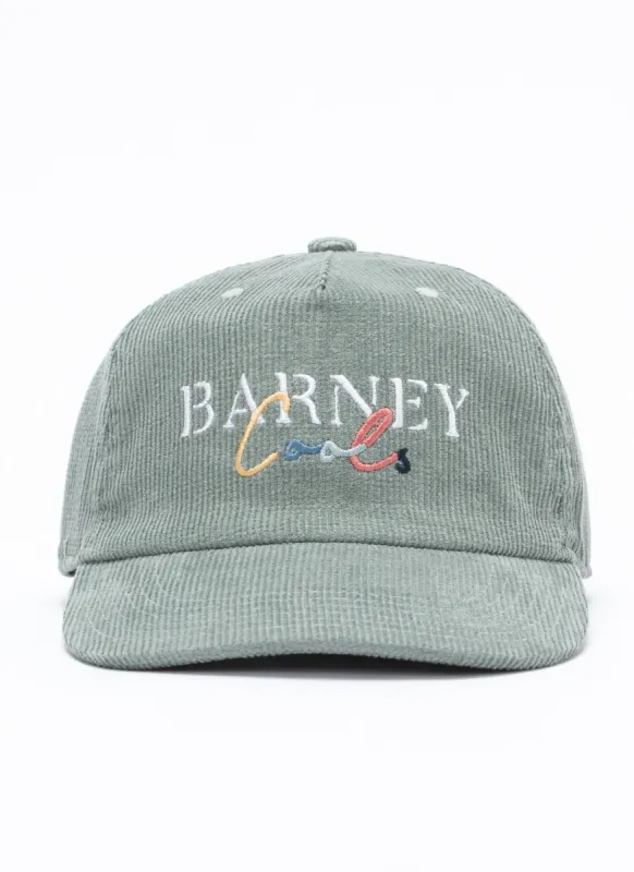 Colour Script Cord 5-Panel Teal sold by Barney Cools