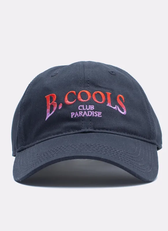 Club Paradise Curve Brim Navy sold by Barney Cools