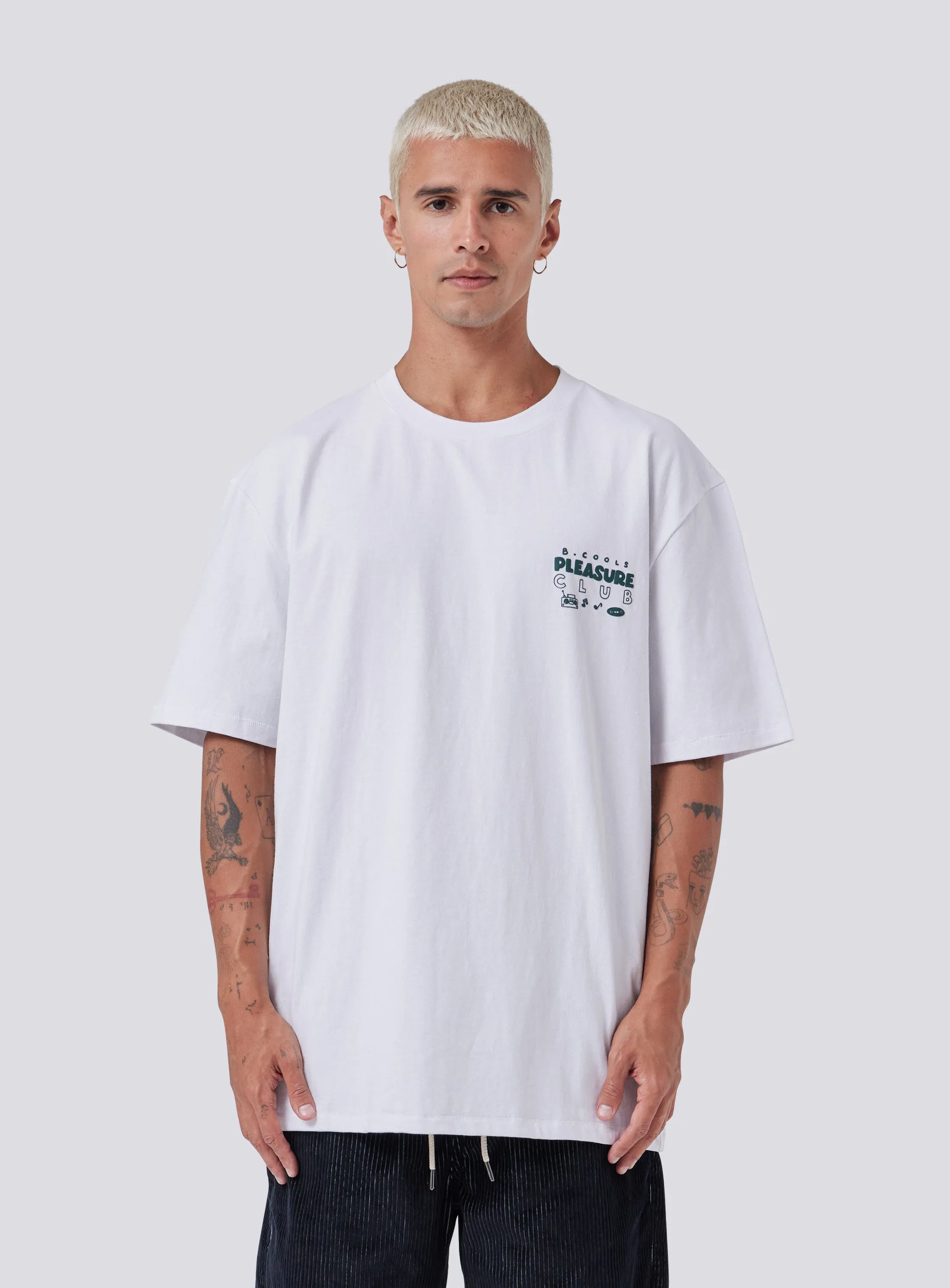 Pleasure Homie Tee White sold by Barney Cools product image thumbnail 2