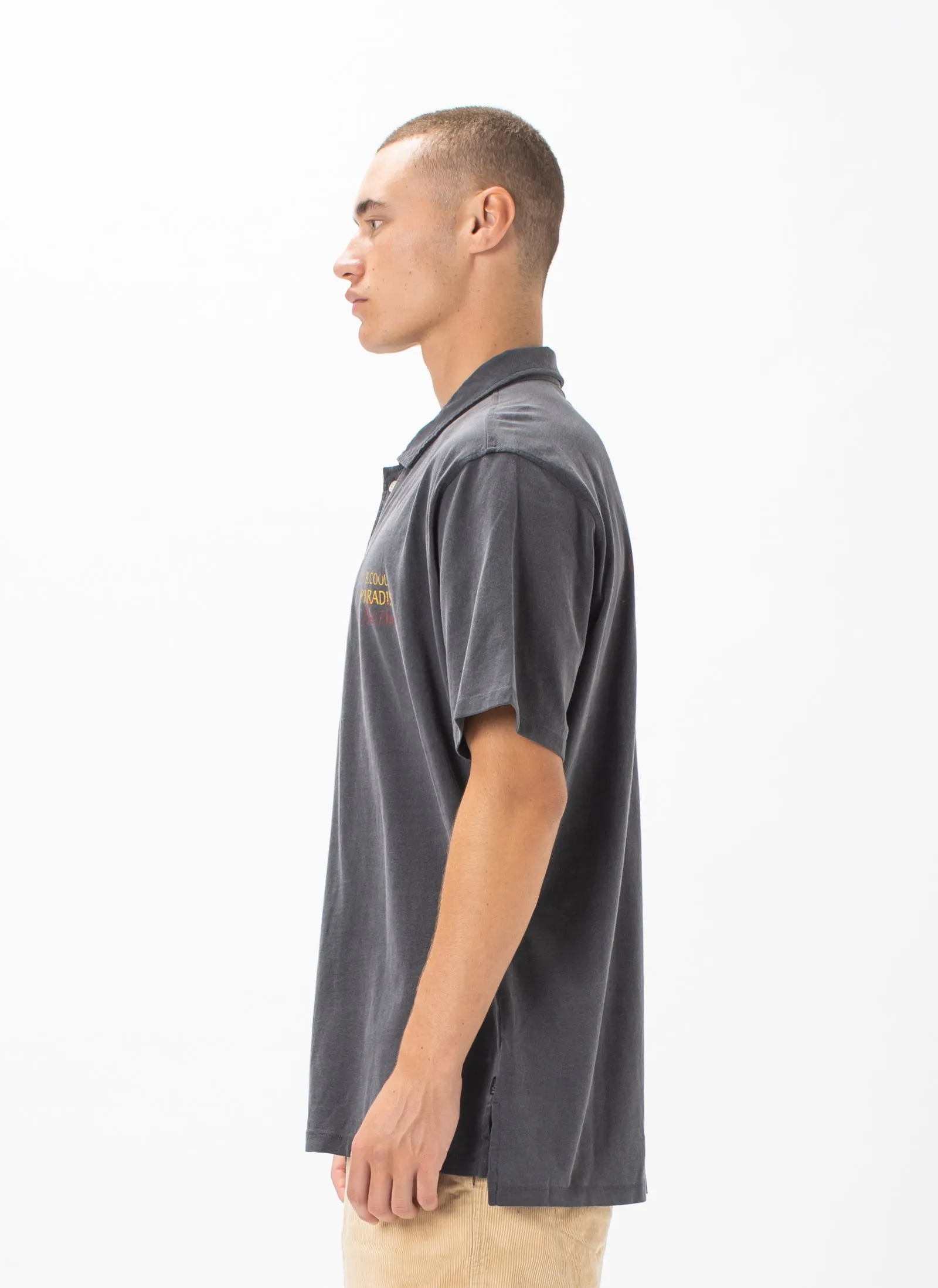 Comfy Camp-Collar Shirt Black Cobra sold by Barney Cools product image thumbnail 5