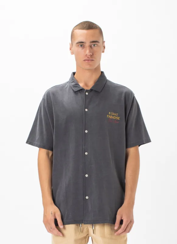 Comfy Camp-Collar Shirt Black Cobra sold by Barney Cools