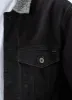 B.Rigid Full Sherpa Jacket Black sold by Barney Cools