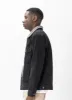 B.Rigid Full Sherpa Jacket Black sold by Barney Cools