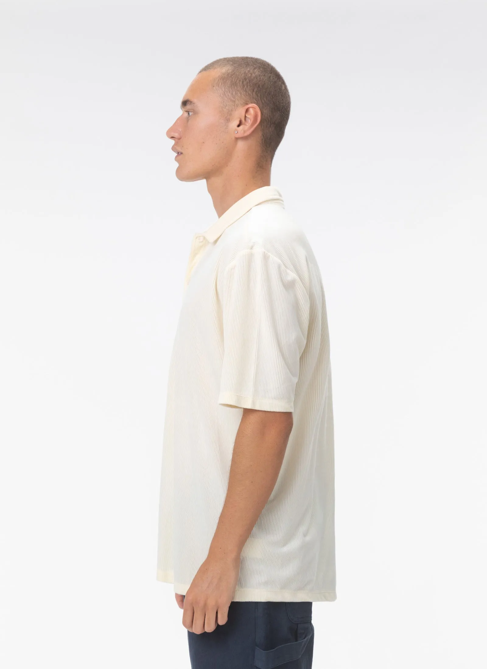 Velour Cord Polo Lemon sold by Barney Cools product image thumbnail 5